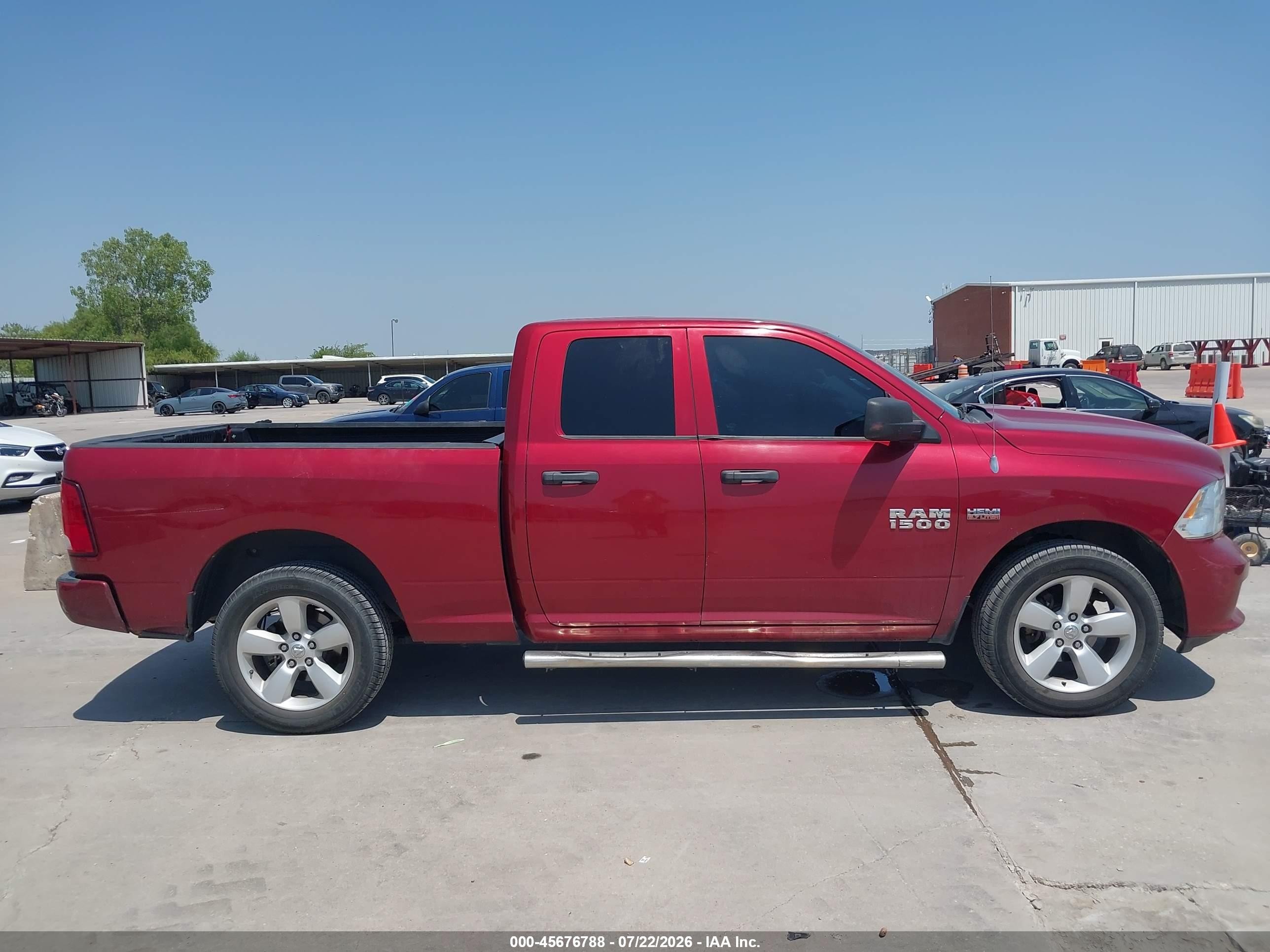 2014 Ram 1500 Express Burgundy vin: 1C6RR6FT3ES140788