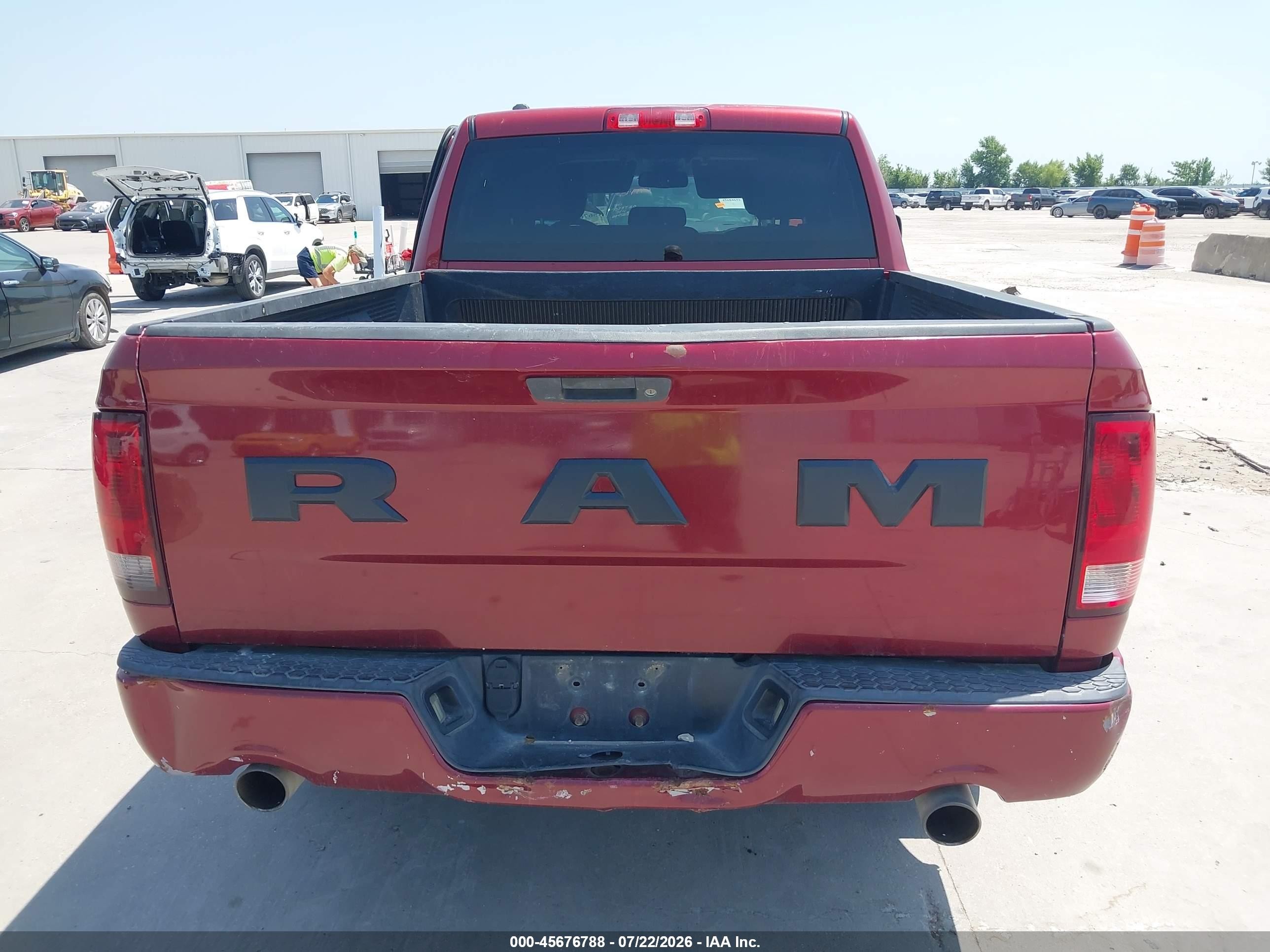 2014 Ram 1500 Express Burgundy vin: 1C6RR6FT3ES140788