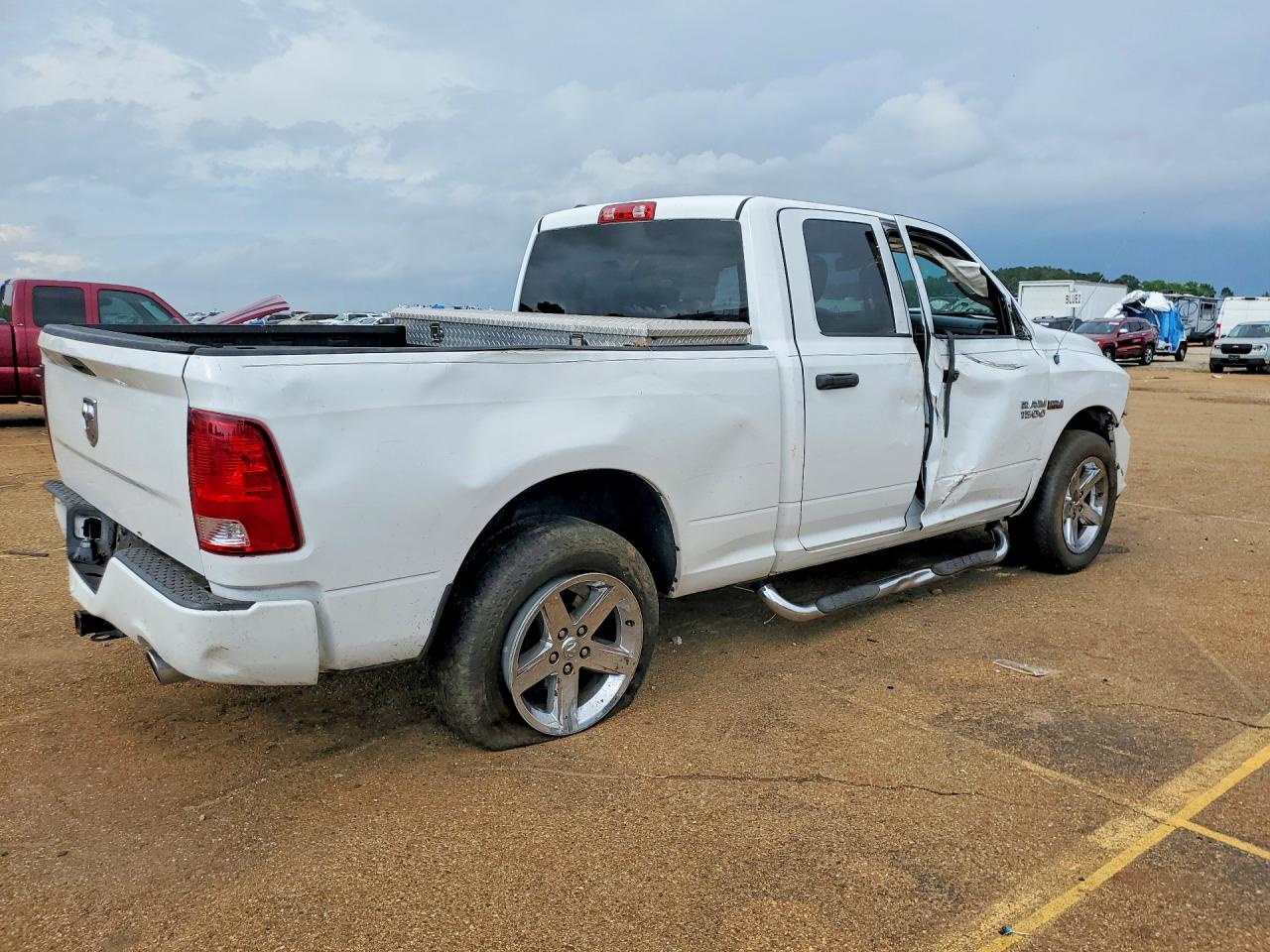 2014 Ram 1500 St White vin: 1C6RR6FT3ES160801
