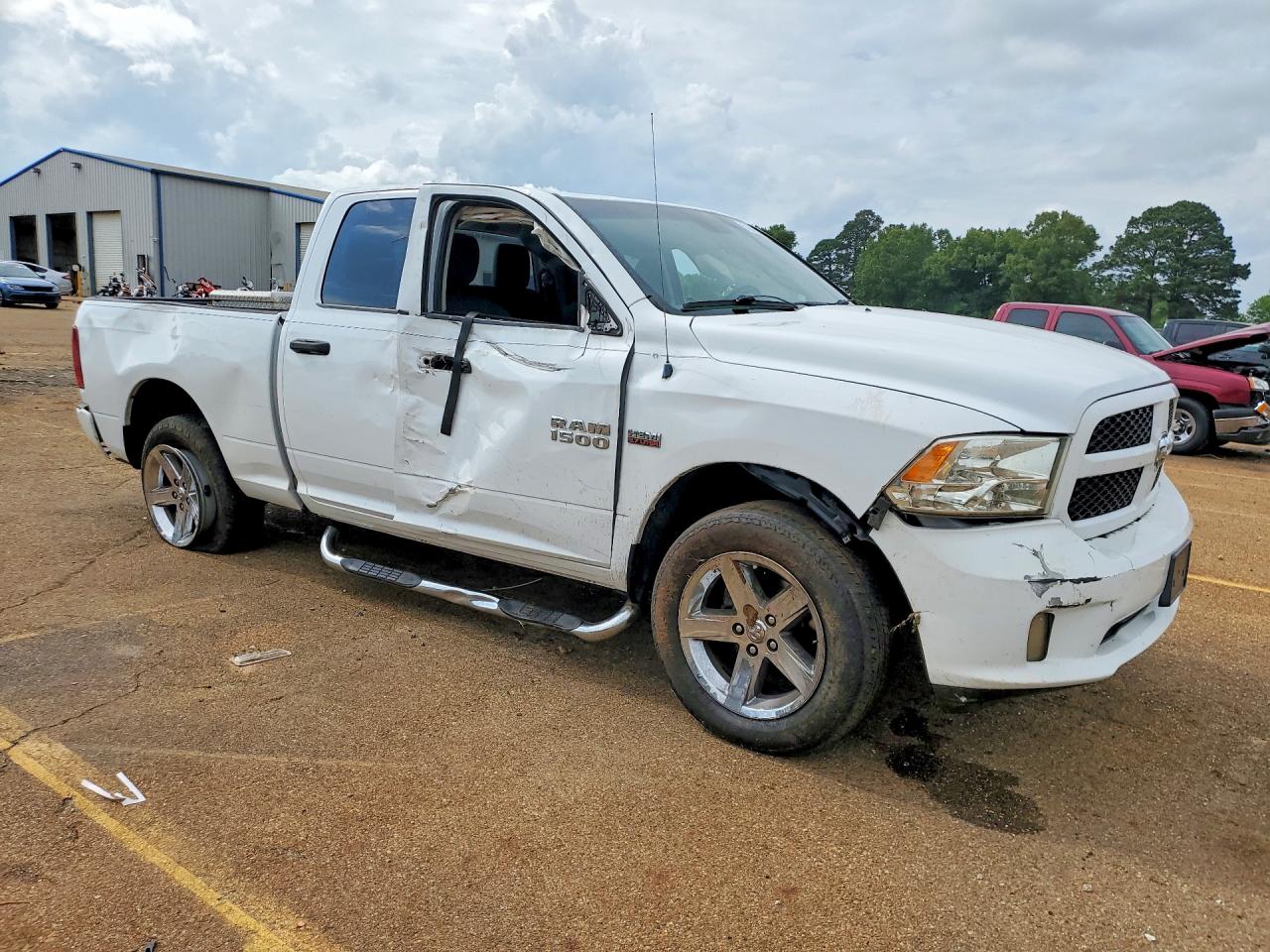 2014 Ram 1500 St White vin: 1C6RR6FT3ES160801