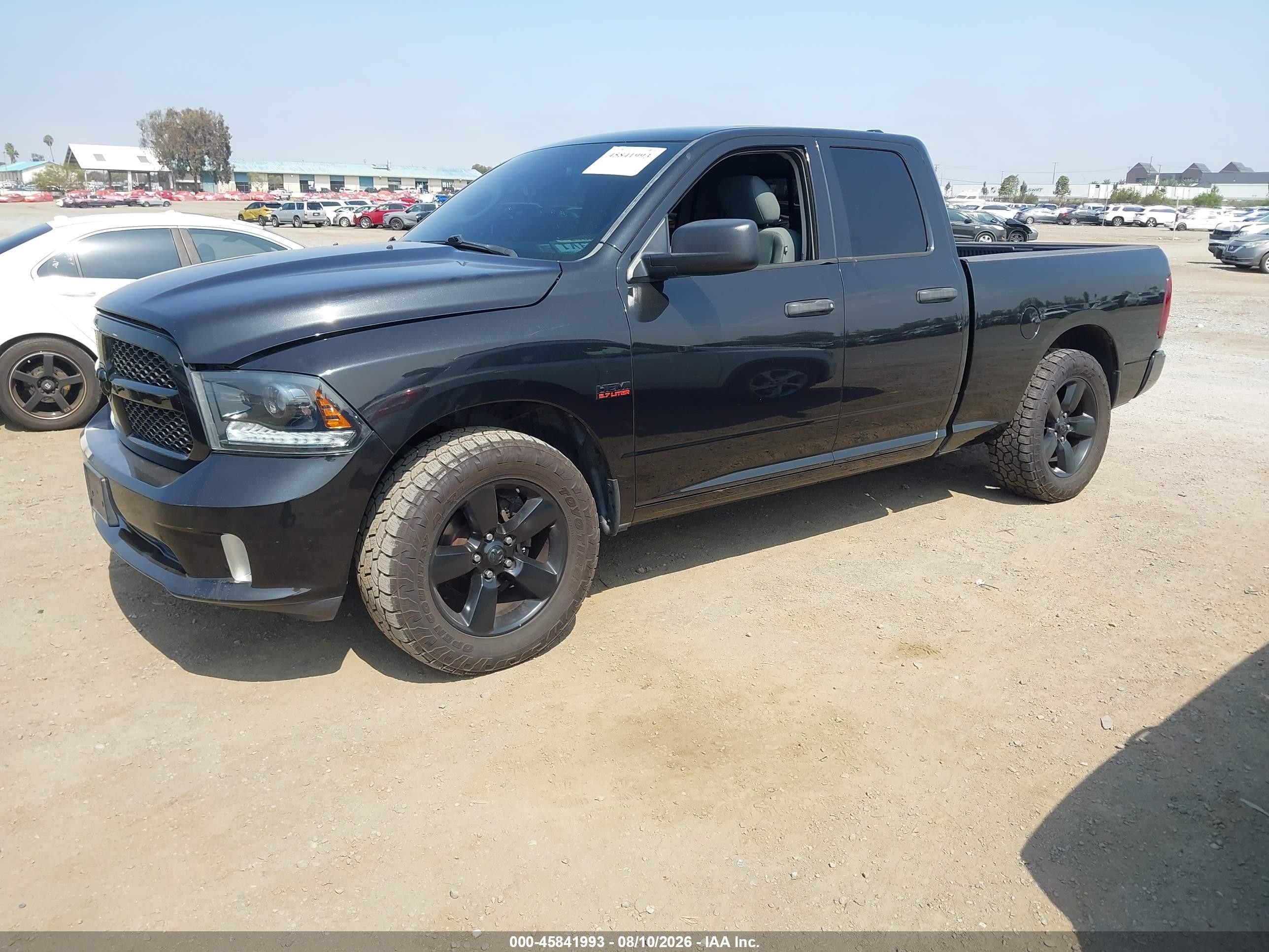 2015 Ram 1500 Express Черный vin: 1C6RR6FT3FS649720