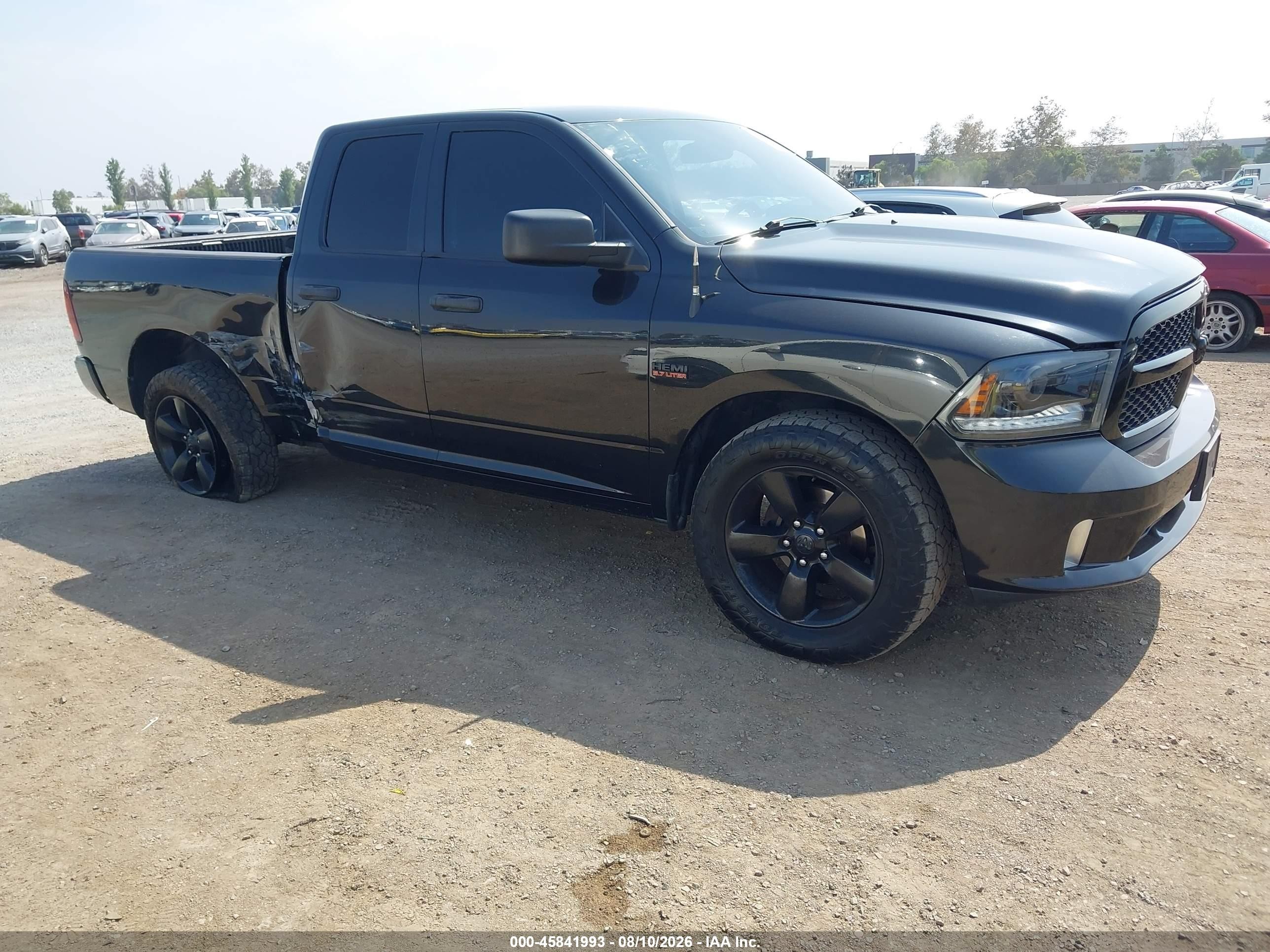 2015 Ram 1500 Express Черный vin: 1C6RR6FT3FS649720