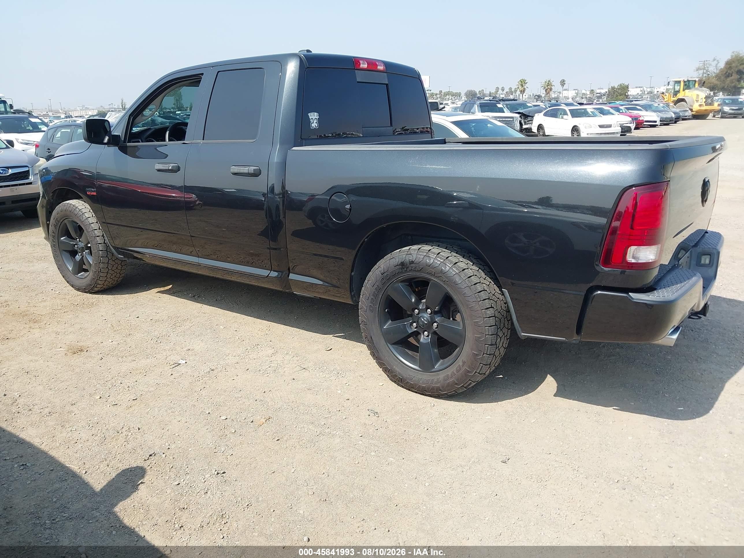 2015 Ram 1500 Express Черный vin: 1C6RR6FT3FS649720