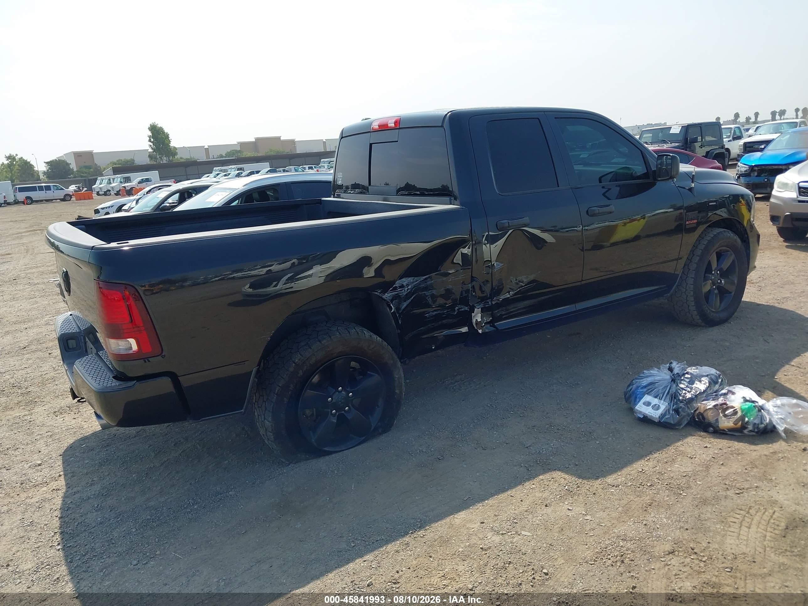 2015 Ram 1500 Express Черный vin: 1C6RR6FT3FS649720