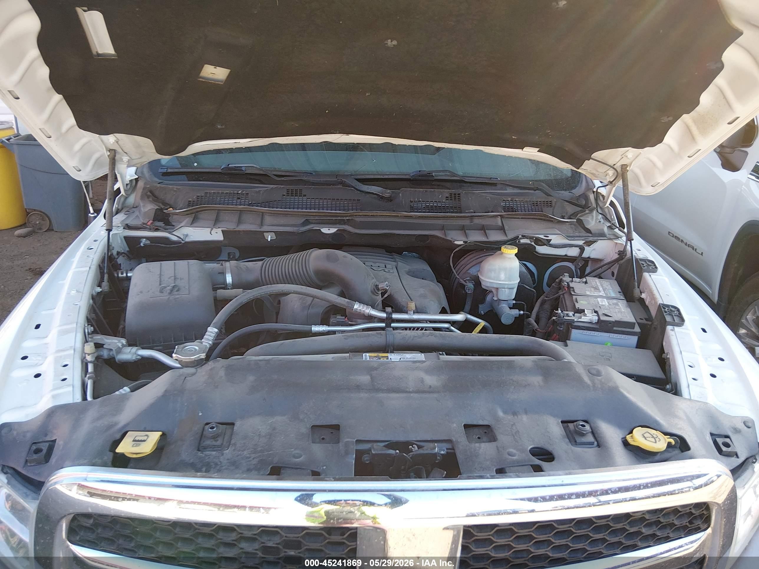 2016 Ram 1500 Tradesman White vin: 1C6RR6FT3GS347779