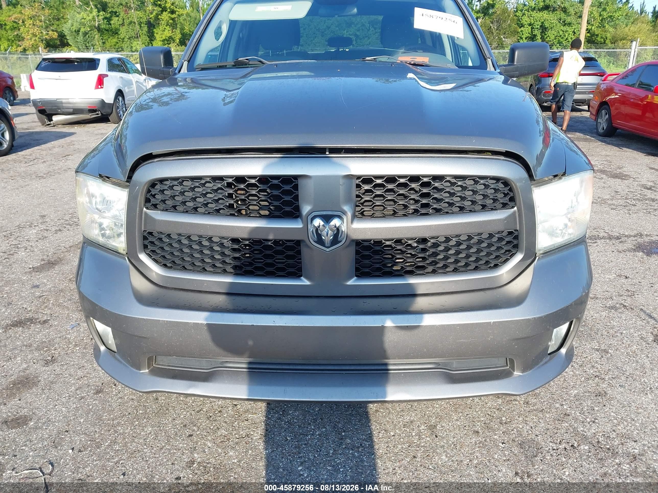 2013 Ram 1500 Express Gray vin: 1C6RR6FT4DS519281