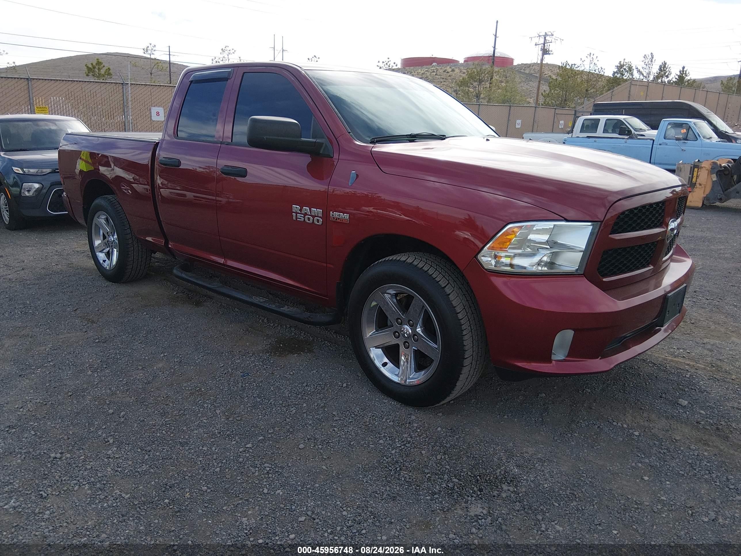 2013 Ram 1500 Express Бордовый vin: 1C6RR6FT4DS656303