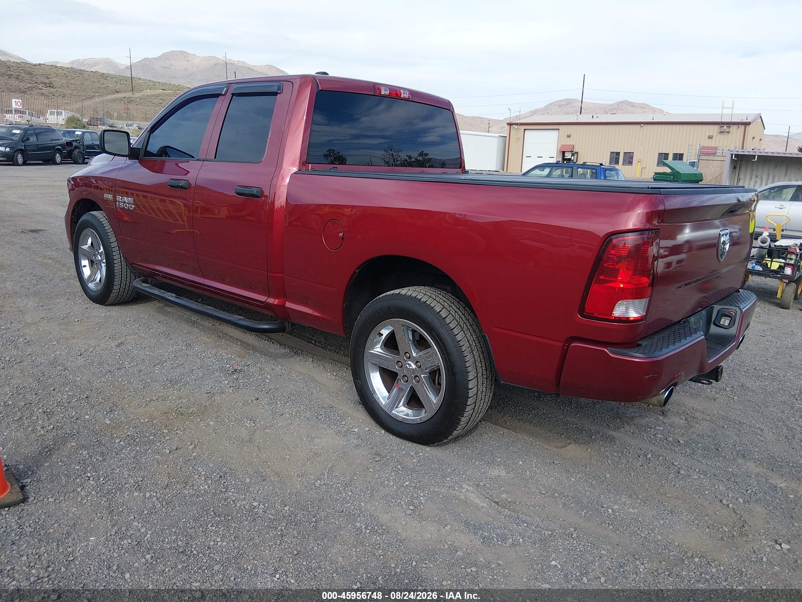 2013 Ram 1500 Express Burgundy vin: 1C6RR6FT4DS656303