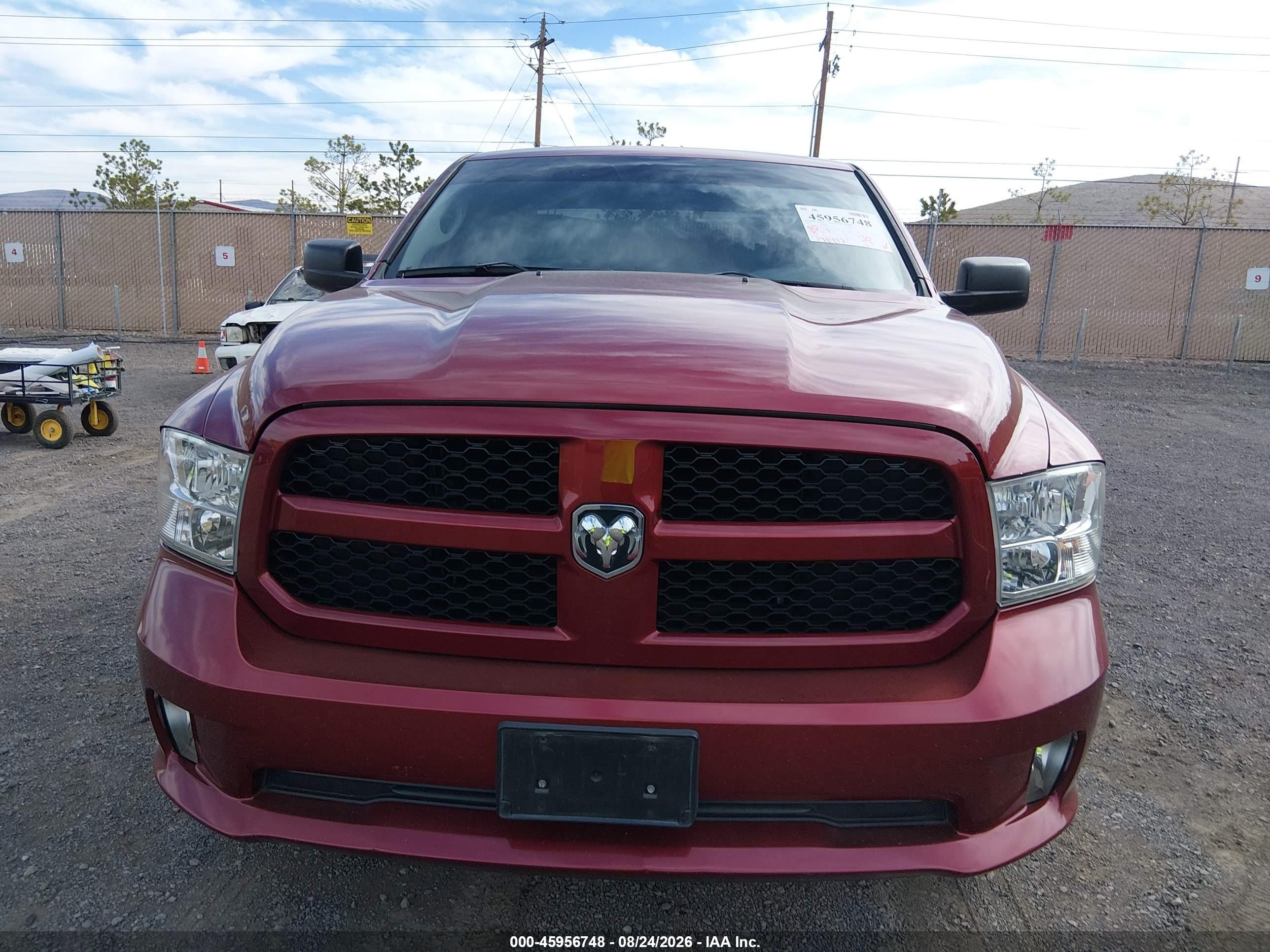 2013 Ram 1500 Express Burgundy vin: 1C6RR6FT4DS656303