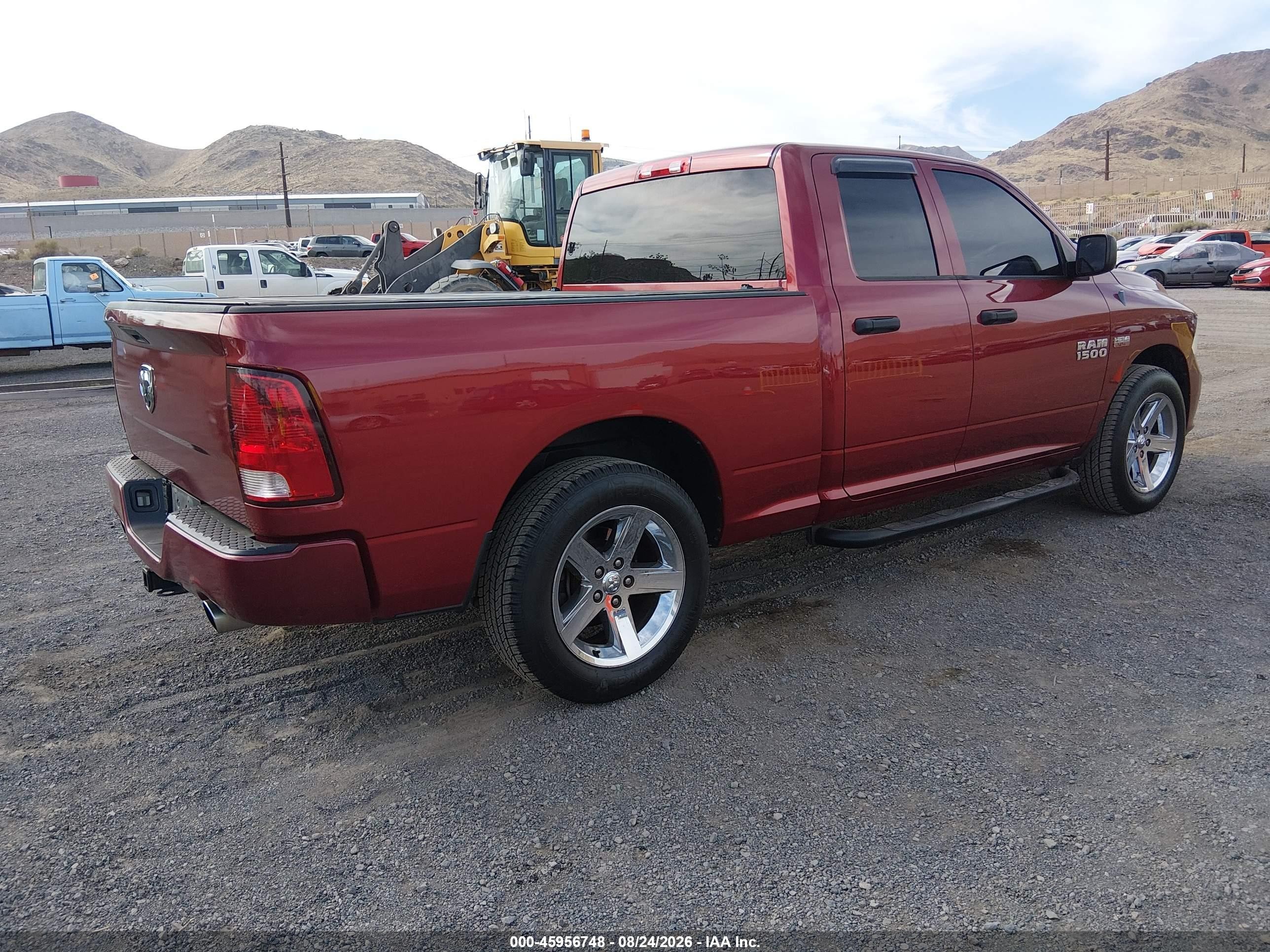 2013 Ram 1500 Express Burgundy vin: 1C6RR6FT4DS656303
