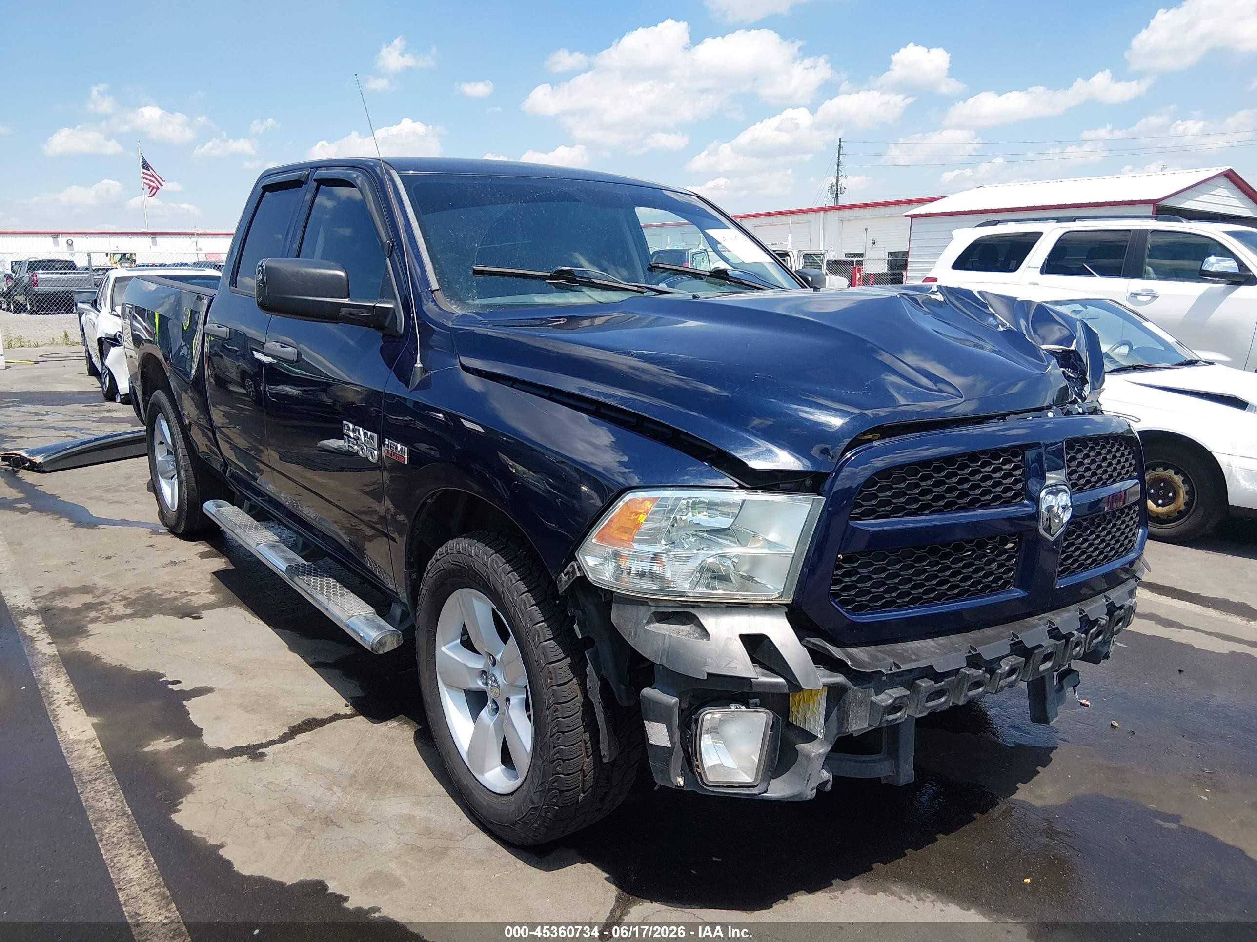 2014 Ram 1500 Express Blue vin: 1C6RR6FT4ES191023