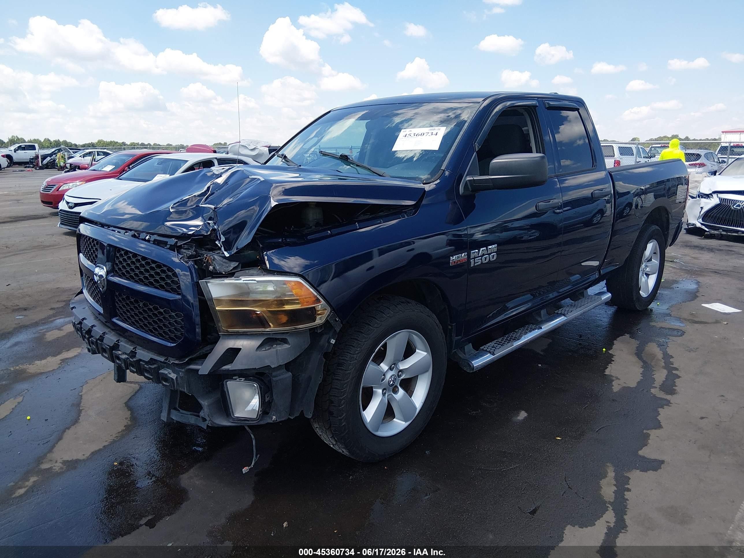 2014 Ram 1500 Express Blue vin: 1C6RR6FT4ES191023