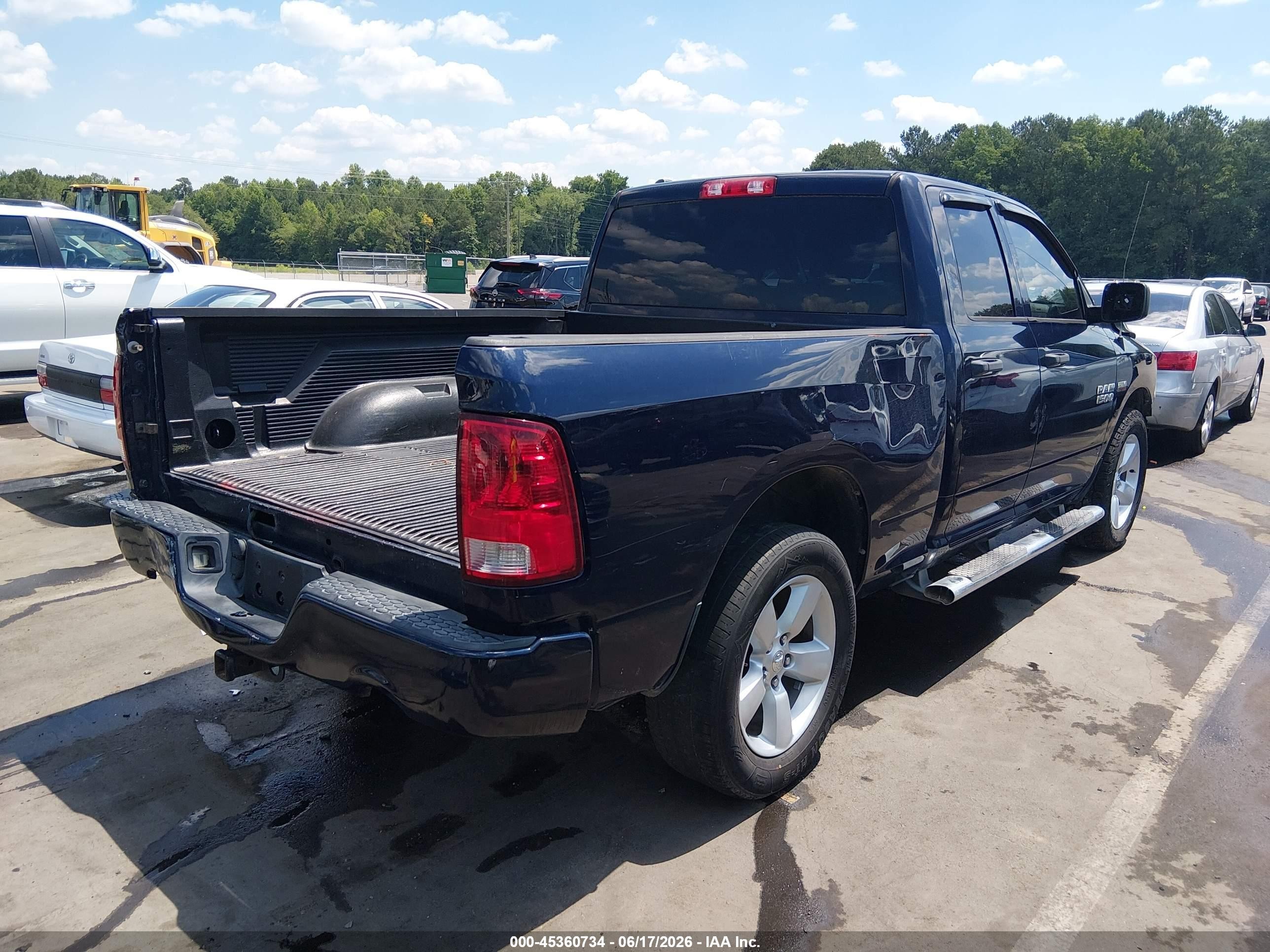 2014 Ram 1500 Express Blue vin: 1C6RR6FT4ES191023