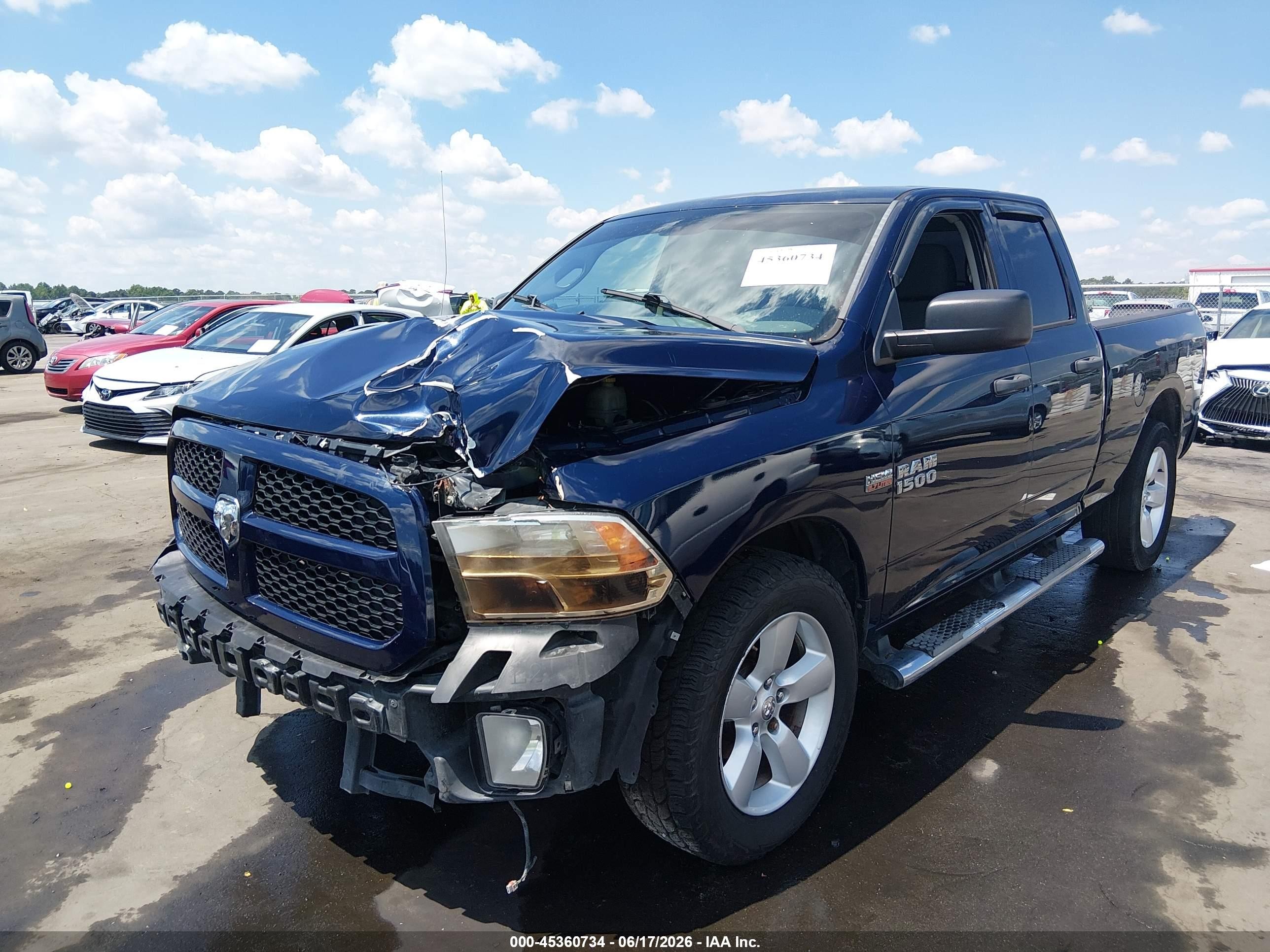2014 Ram 1500 Express Blue vin: 1C6RR6FT4ES191023