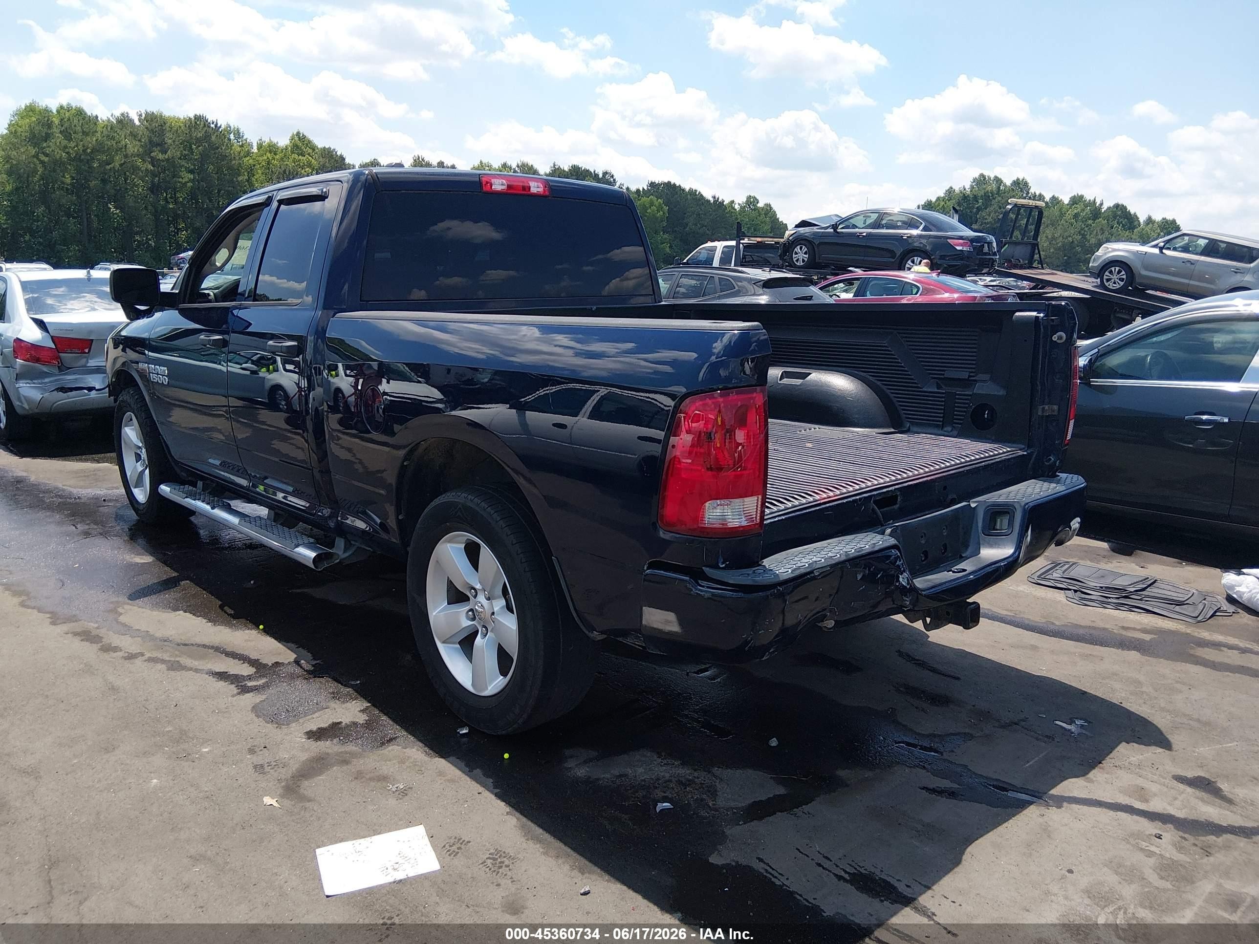 2014 Ram 1500 Express Blue vin: 1C6RR6FT4ES191023