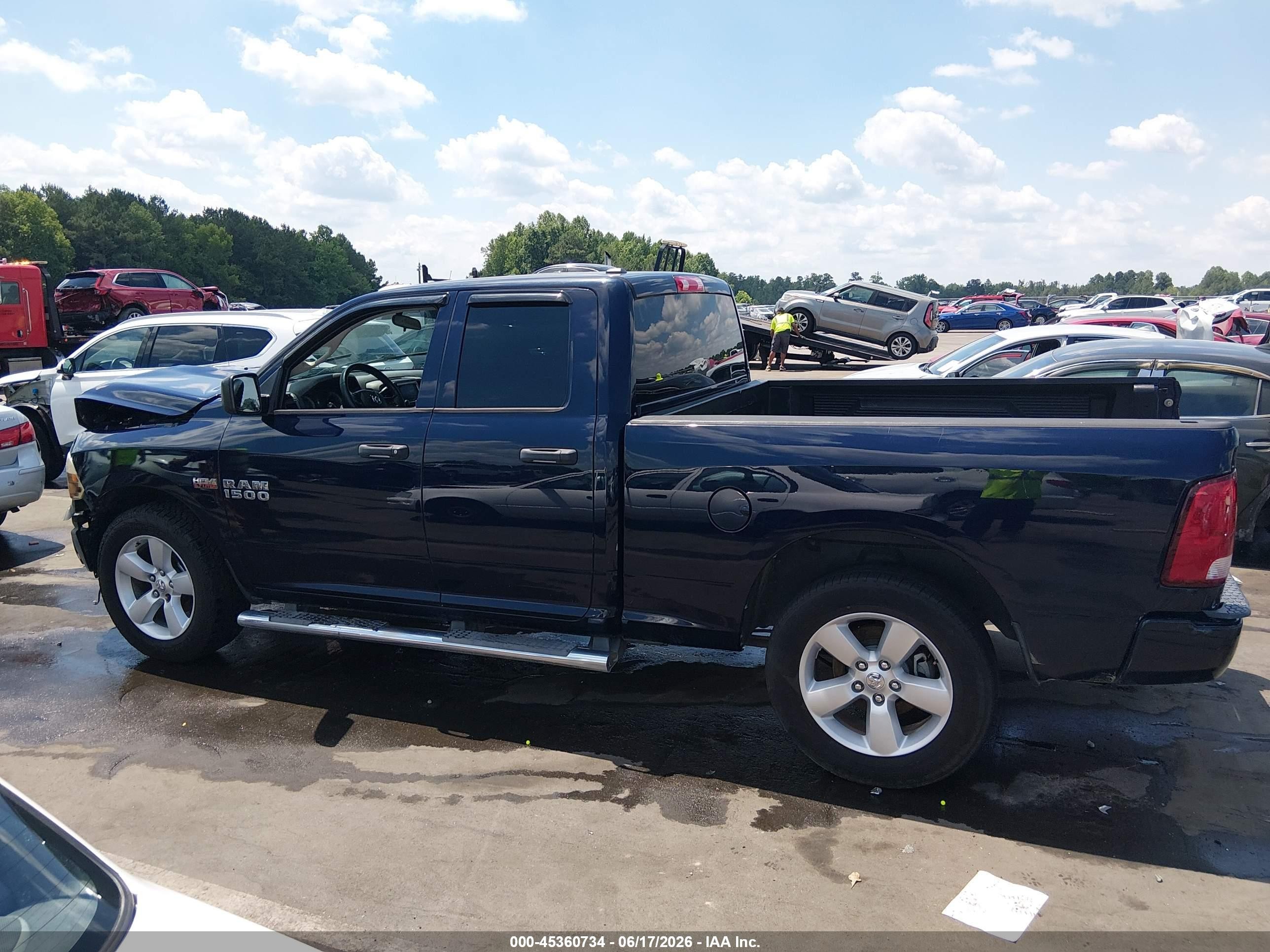 2014 Ram 1500 Express Blue vin: 1C6RR6FT4ES191023