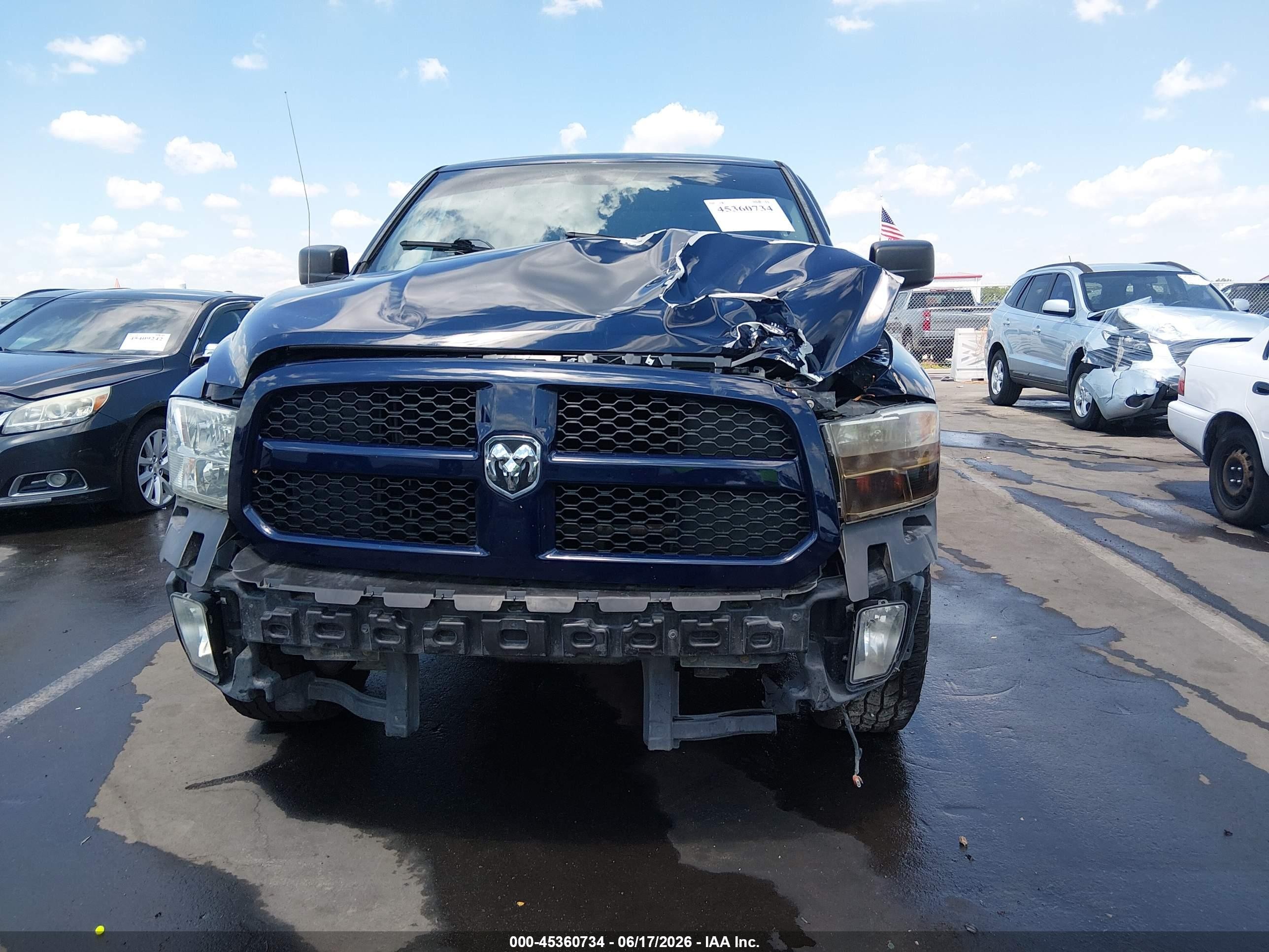2014 Ram 1500 Express Blue vin: 1C6RR6FT4ES191023