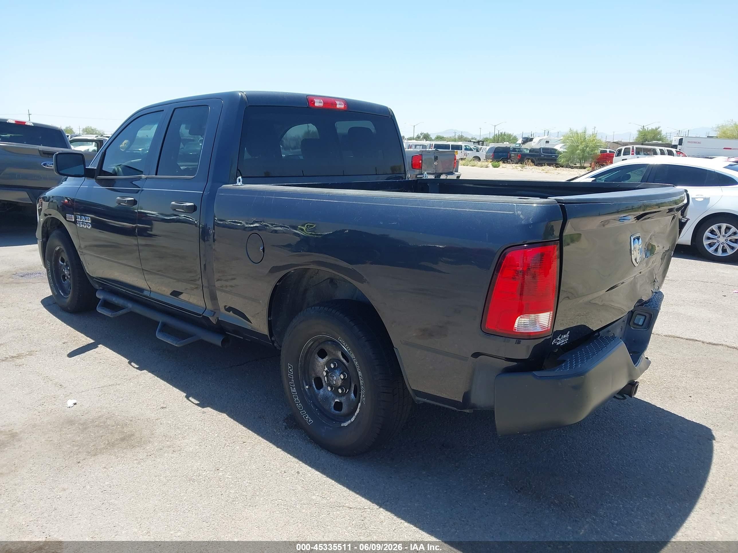 2014 Ram 1500 Tradesman Blue vin: 1C6RR6FT4ES326663