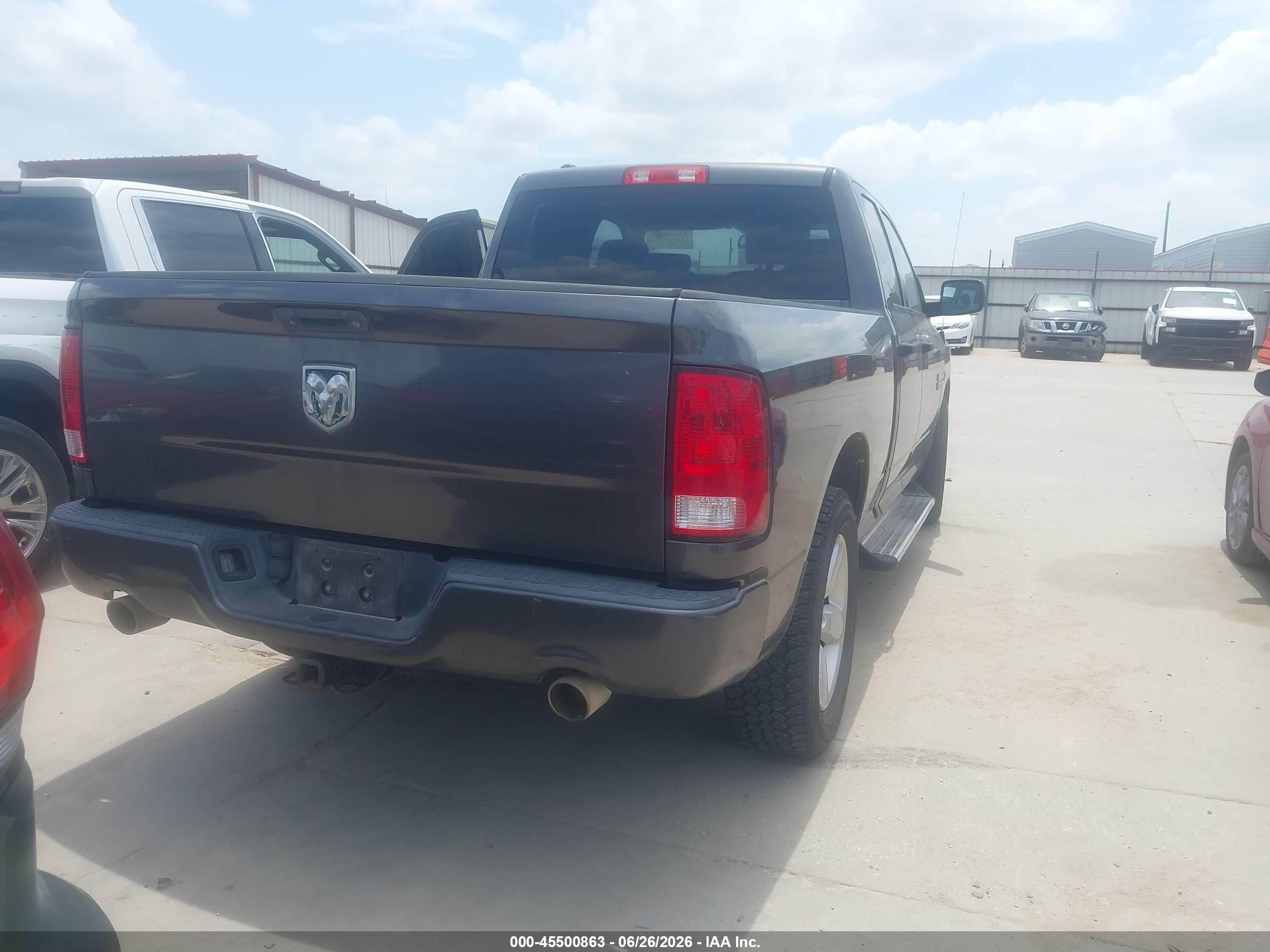 2015 Ram 1500 Express Серый vin: 1C6RR6FT4FS714705