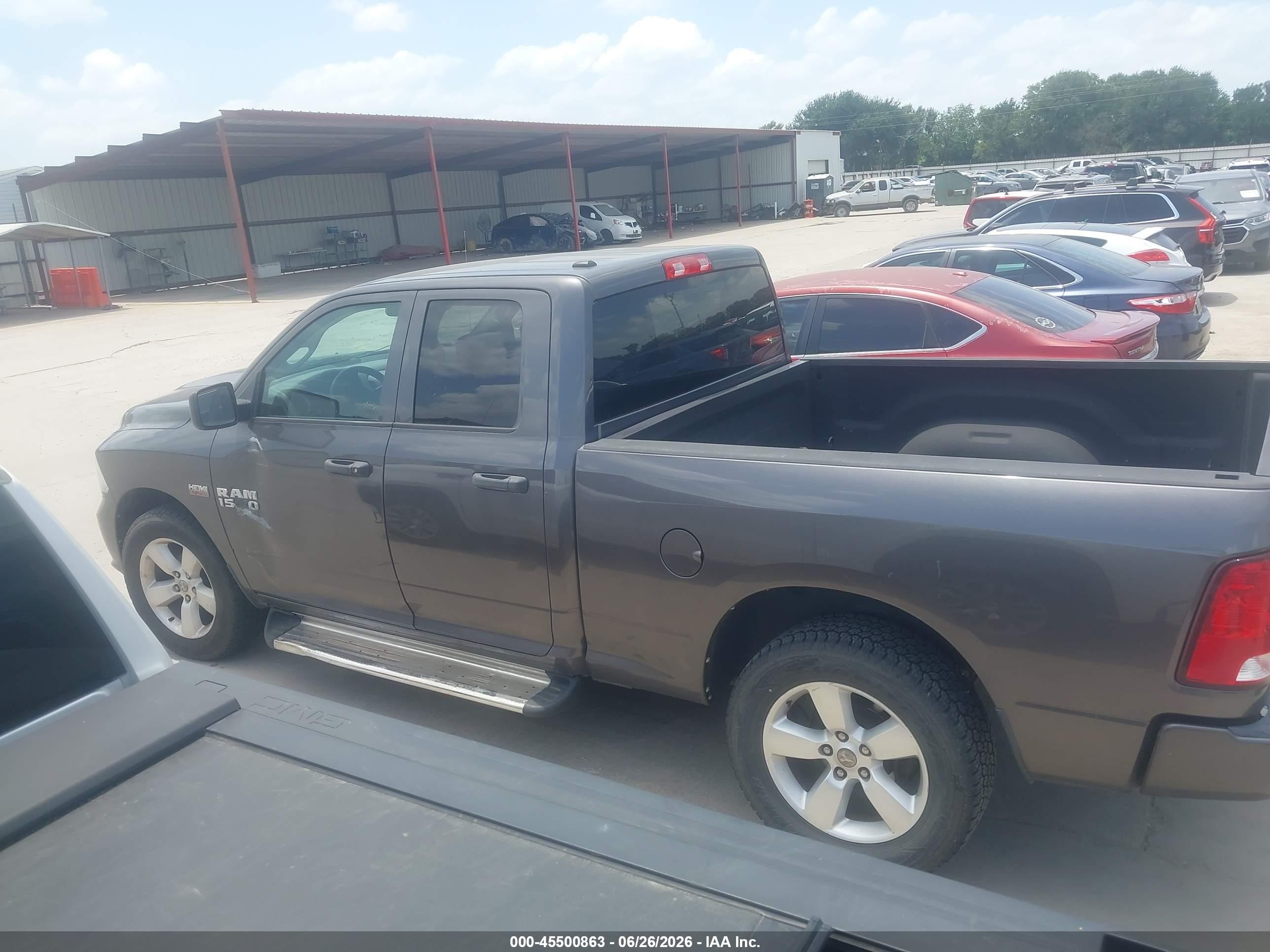 2015 Ram 1500 Express Серый vin: 1C6RR6FT4FS714705