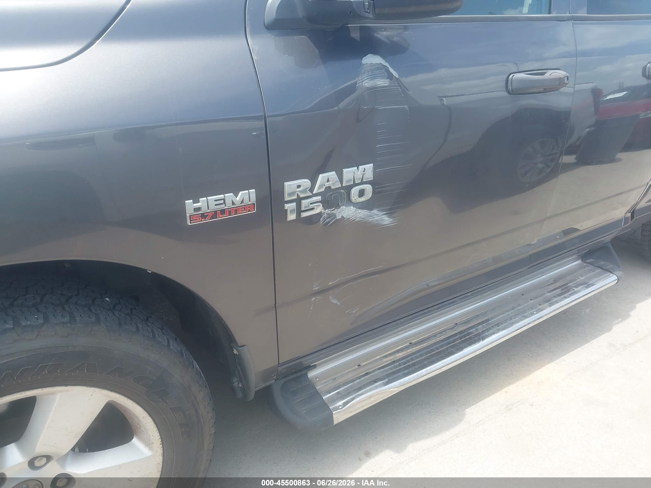 2015 Ram 1500 Express Серый vin: 1C6RR6FT4FS714705