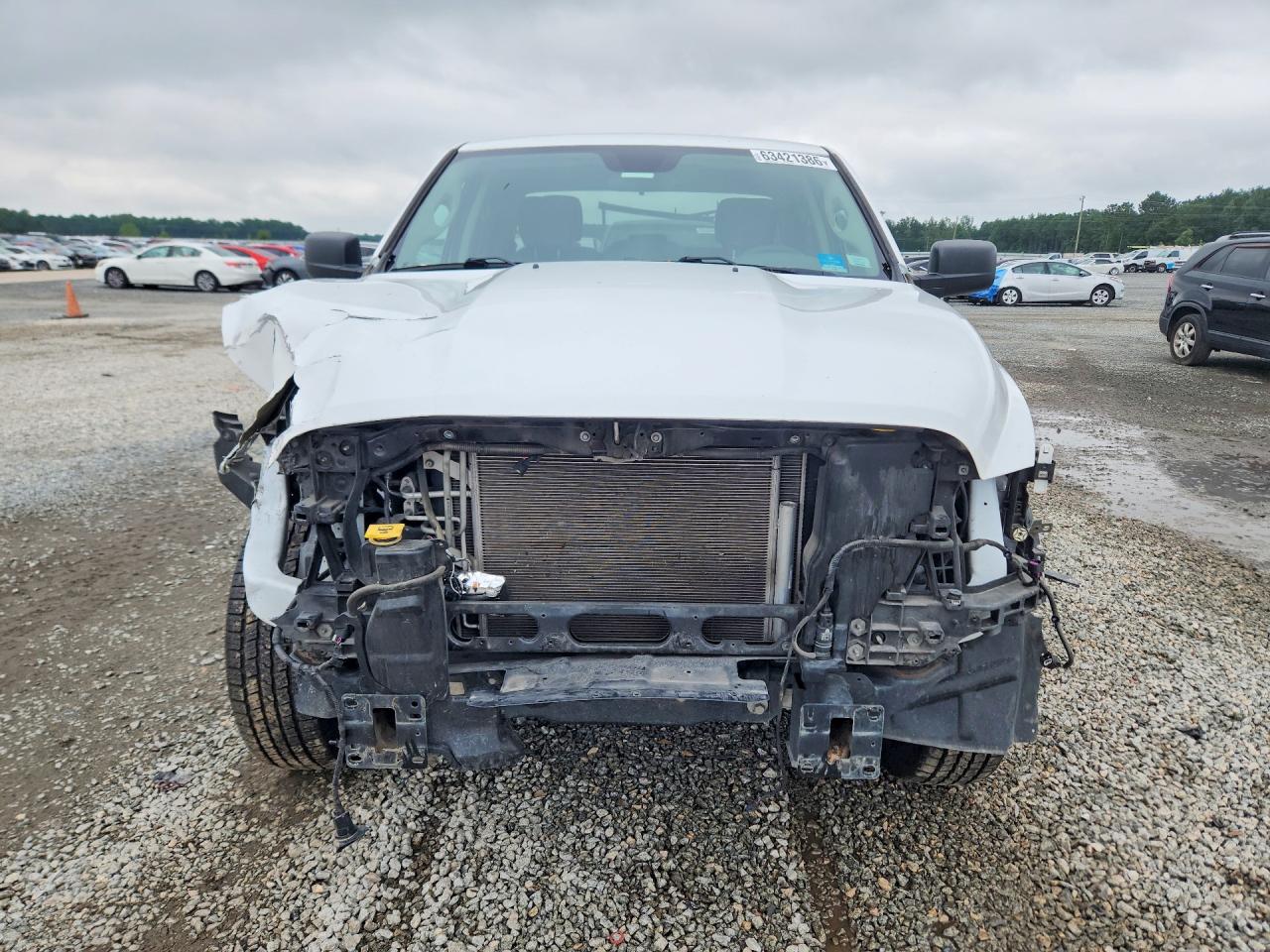 2021 Ram 1500 Classic Tradesman White vin: 1C6RR6FT4MS572305