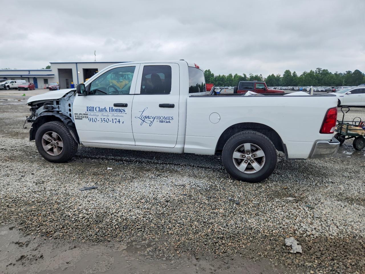 2021 Ram 1500 Classic Tradesman White vin: 1C6RR6FT4MS572305