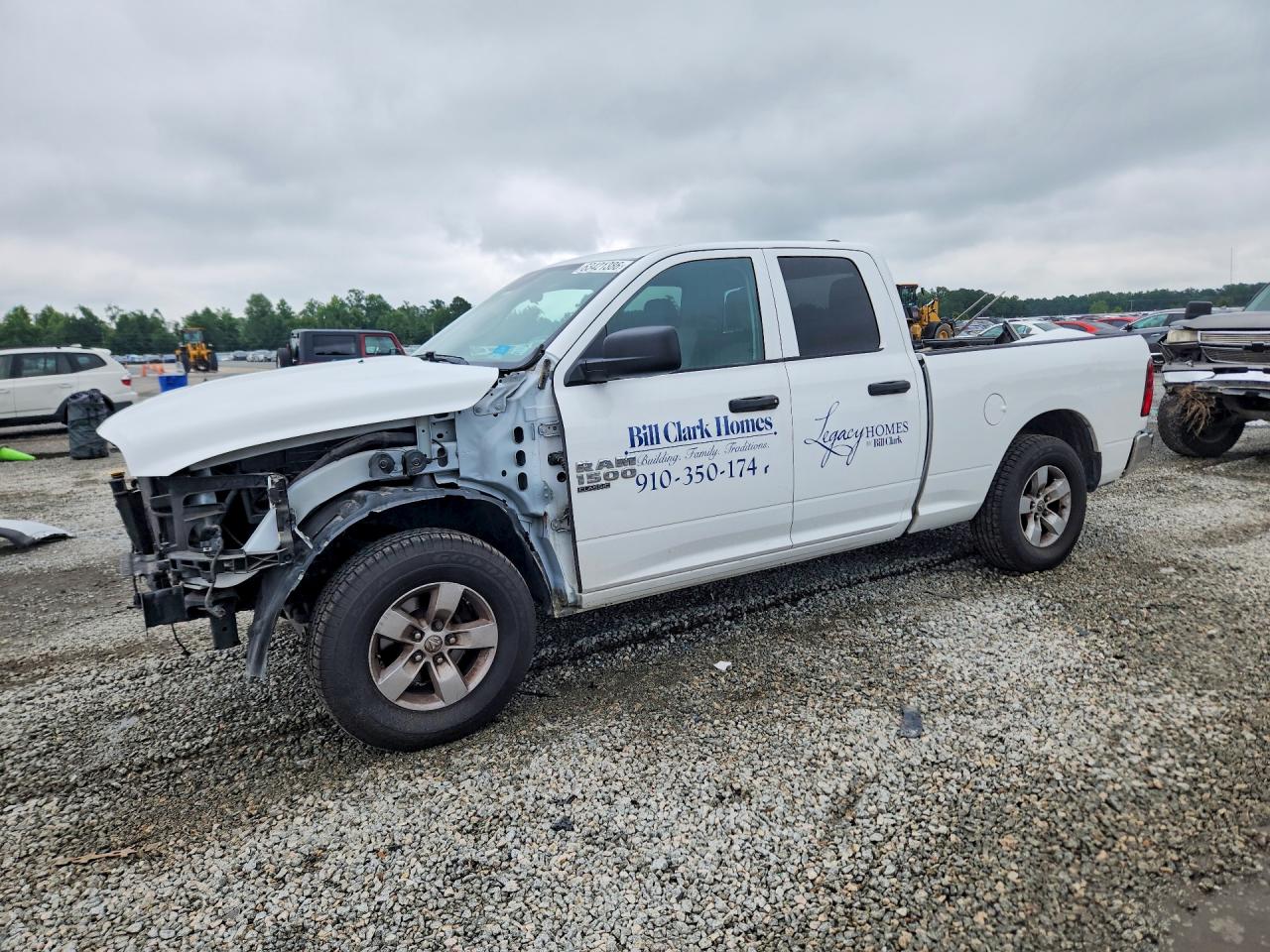 2021 Ram 1500 Classic Tradesman White vin: 1C6RR6FT4MS572305
