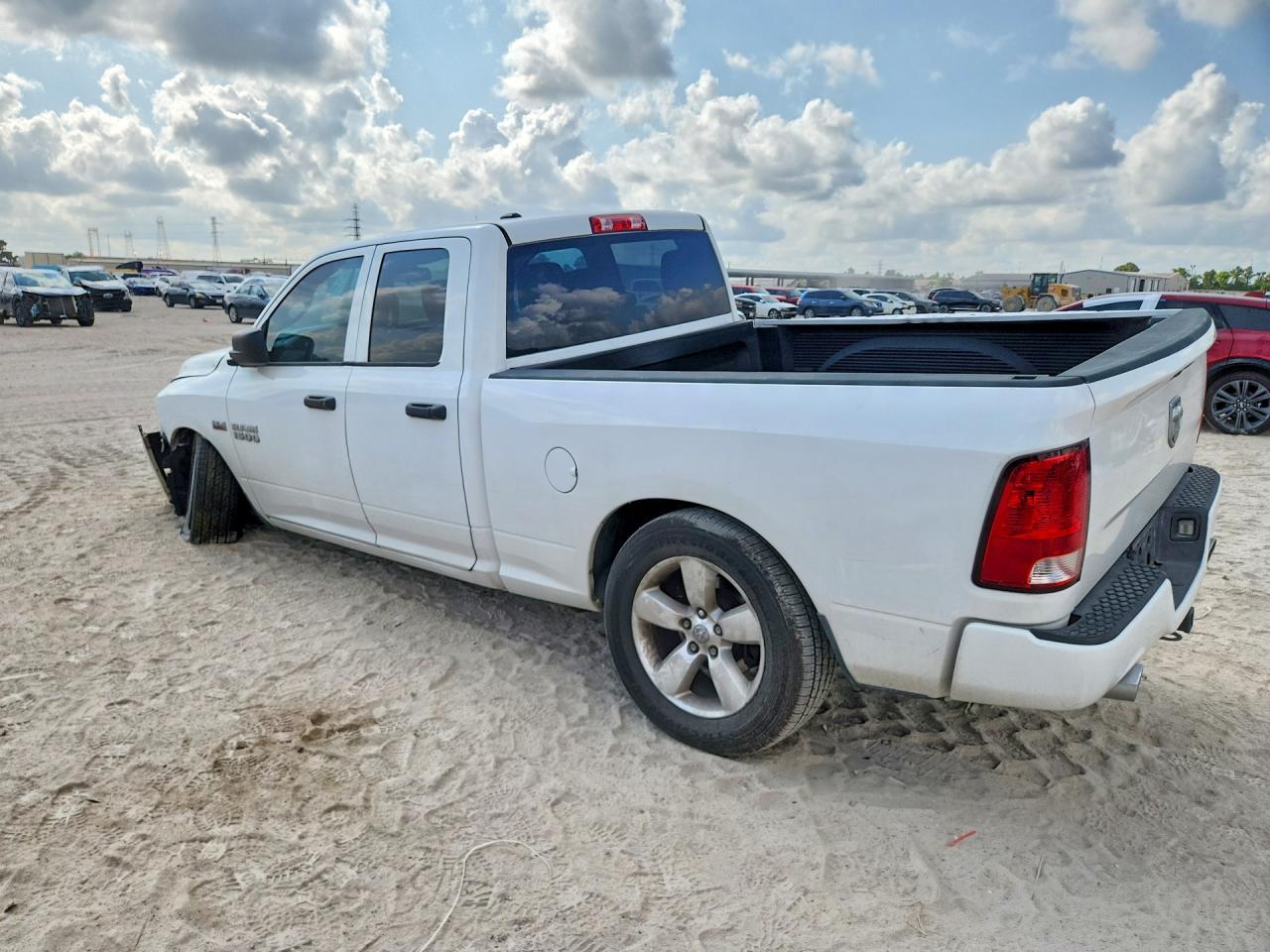 2013 Ram 1500 Tradesman White vin: 1C6RR6FT5DS595057