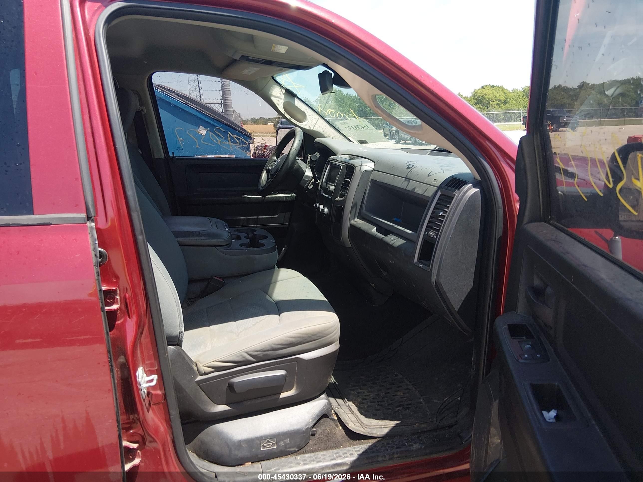 2013 Ram 1500 Express Red vin: 1C6RR6FT5DS679766