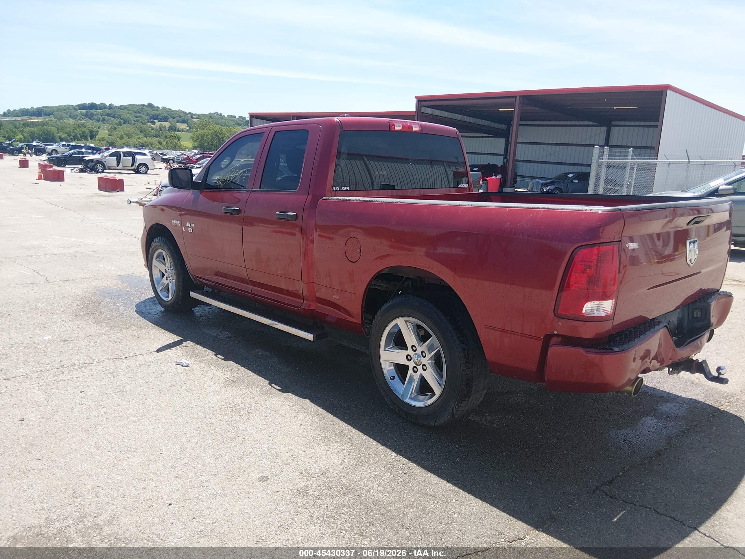 2013 Ram 1500 Express Red vin: 1C6RR6FT5DS679766