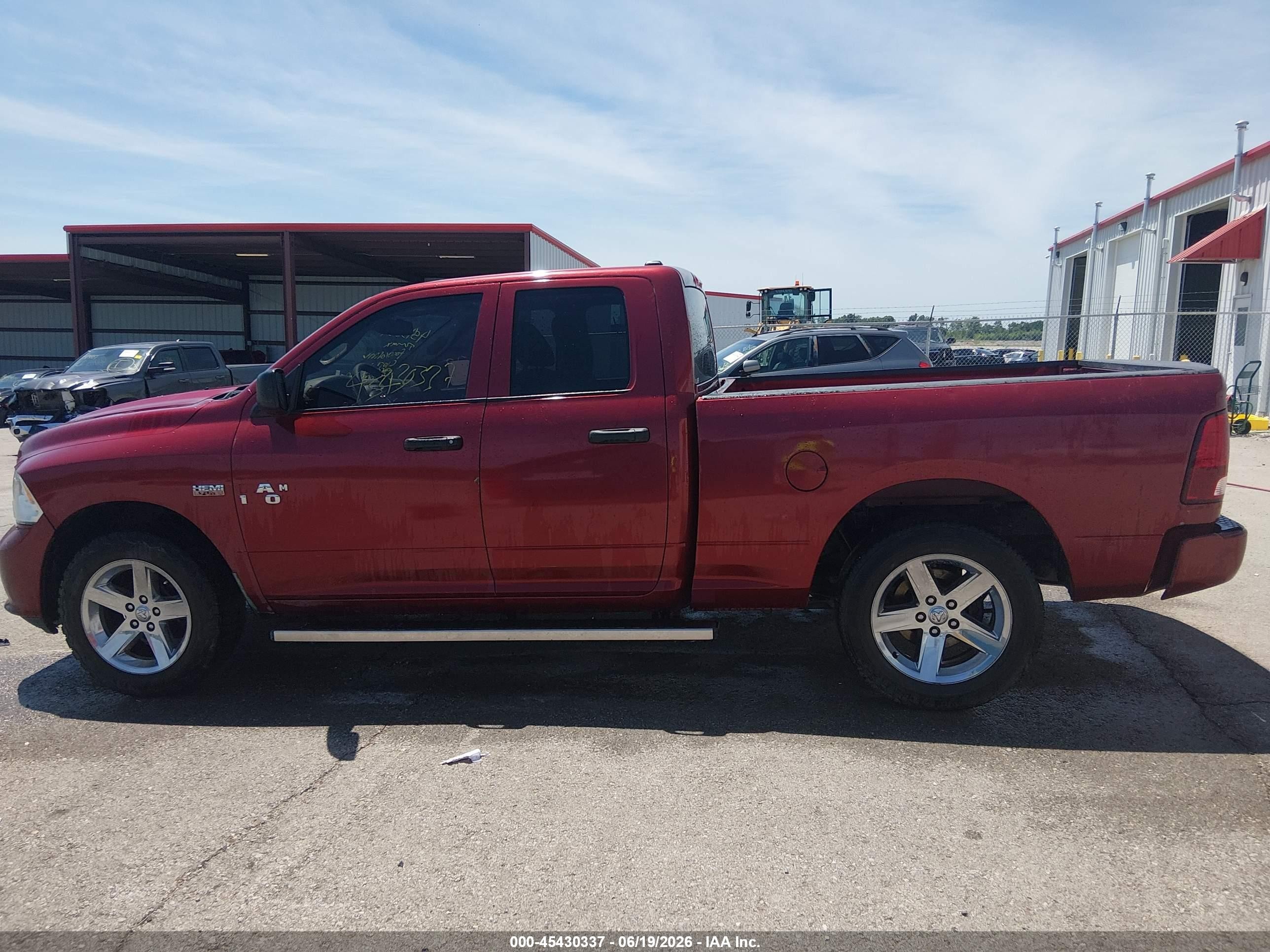 2013 Ram 1500 Express Red vin: 1C6RR6FT5DS679766