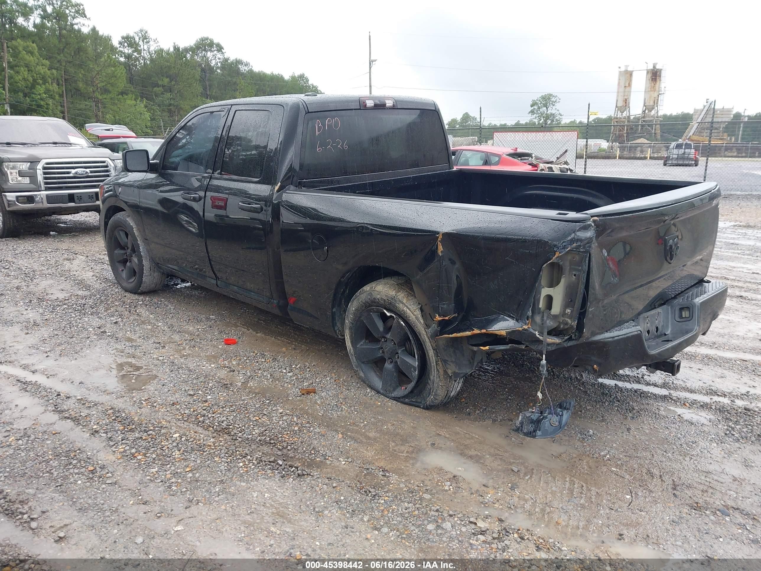 2015 Ram 1500 Express Black vin: 1C6RR6FT5FS517686