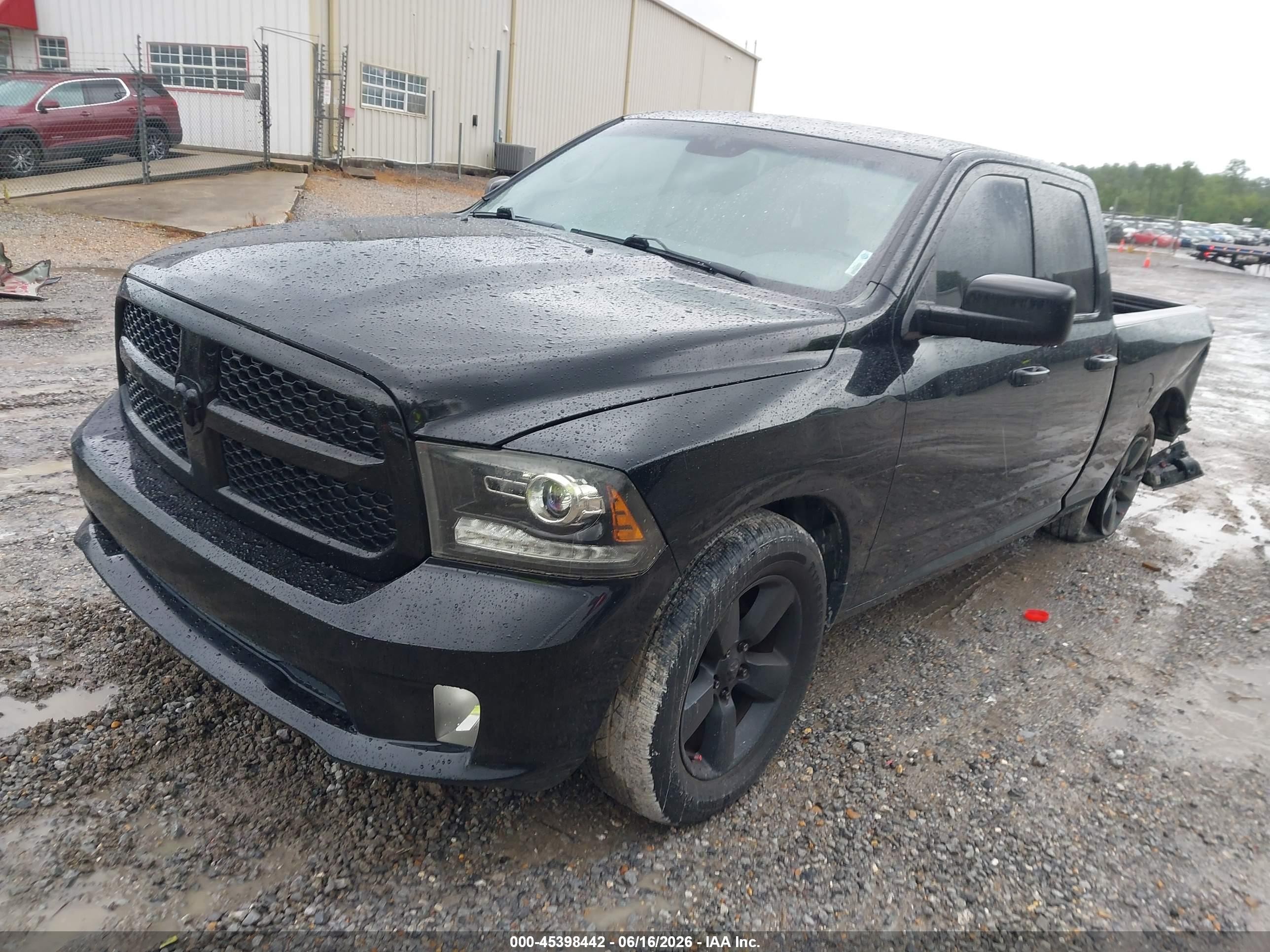 2015 Ram 1500 Express Black vin: 1C6RR6FT5FS517686