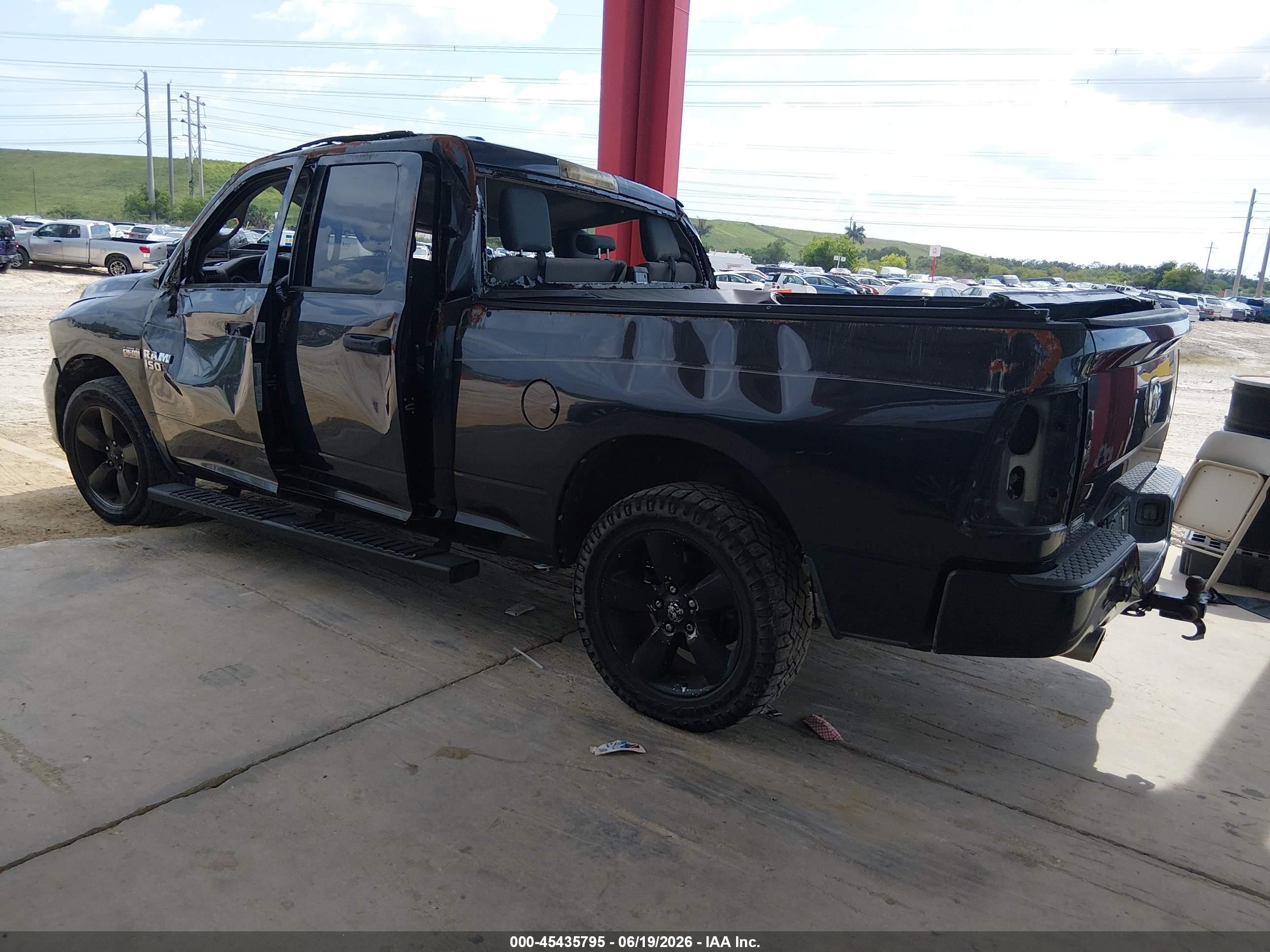 2015 Ram 1500 Express Black vin: 1C6RR6FT5FS536254