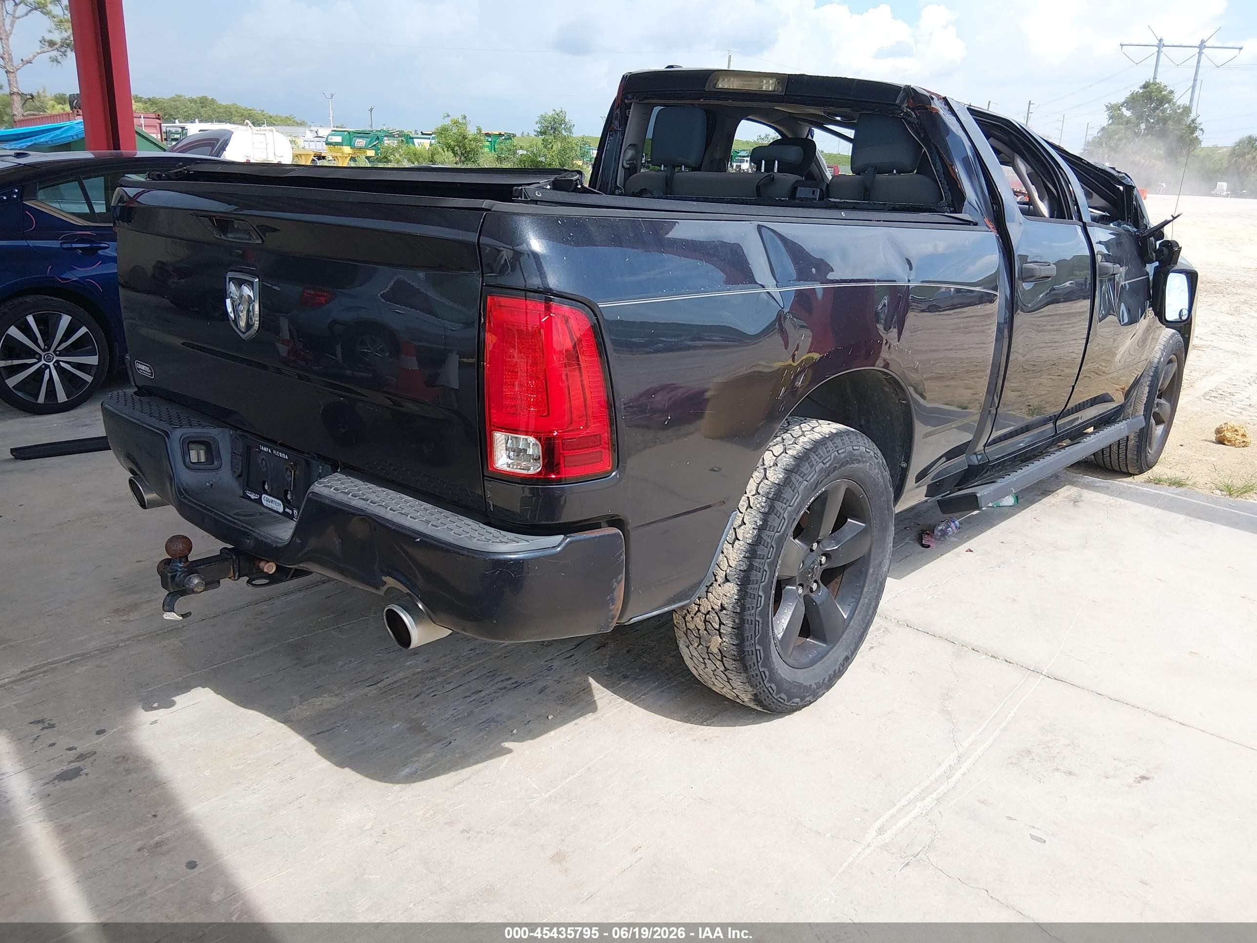 2015 Ram 1500 Express Black vin: 1C6RR6FT5FS536254