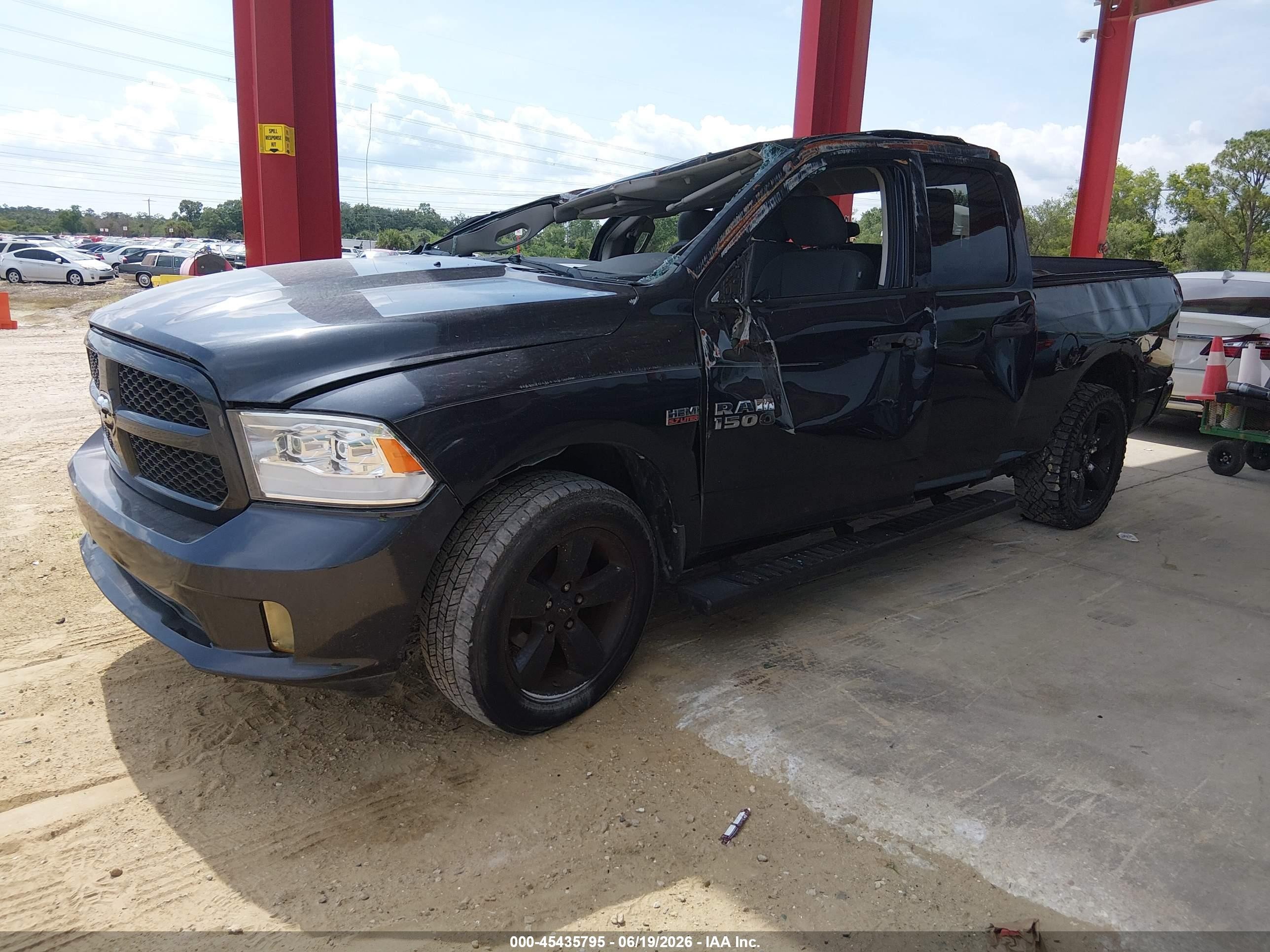 2015 Ram 1500 Express Black vin: 1C6RR6FT5FS536254