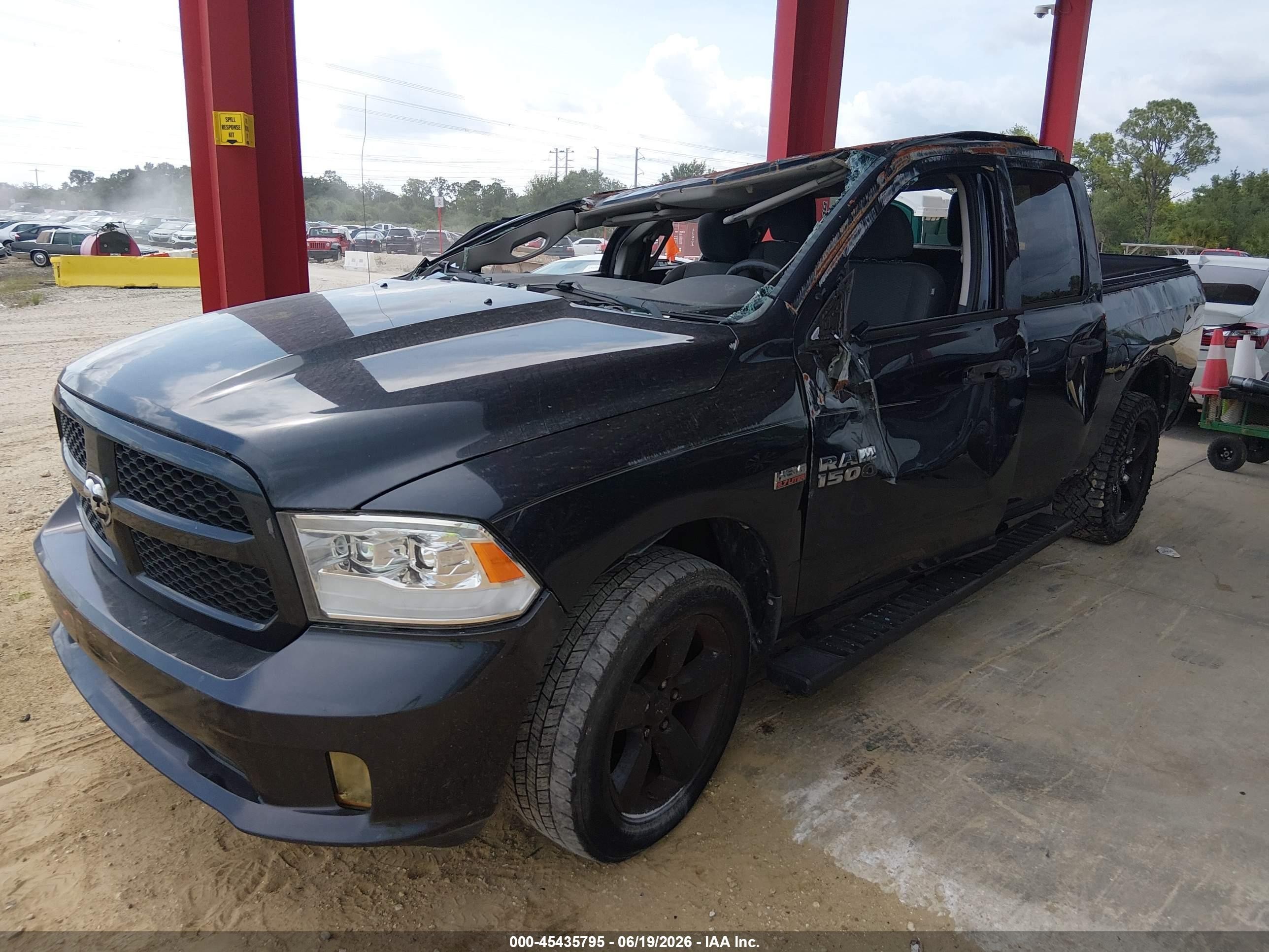2015 Ram 1500 Express Black vin: 1C6RR6FT5FS536254