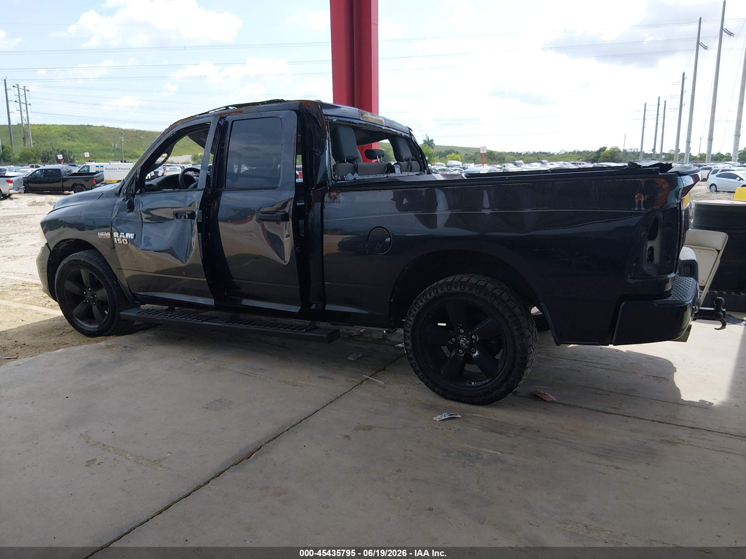 2015 Ram 1500 Express Black vin: 1C6RR6FT5FS536254