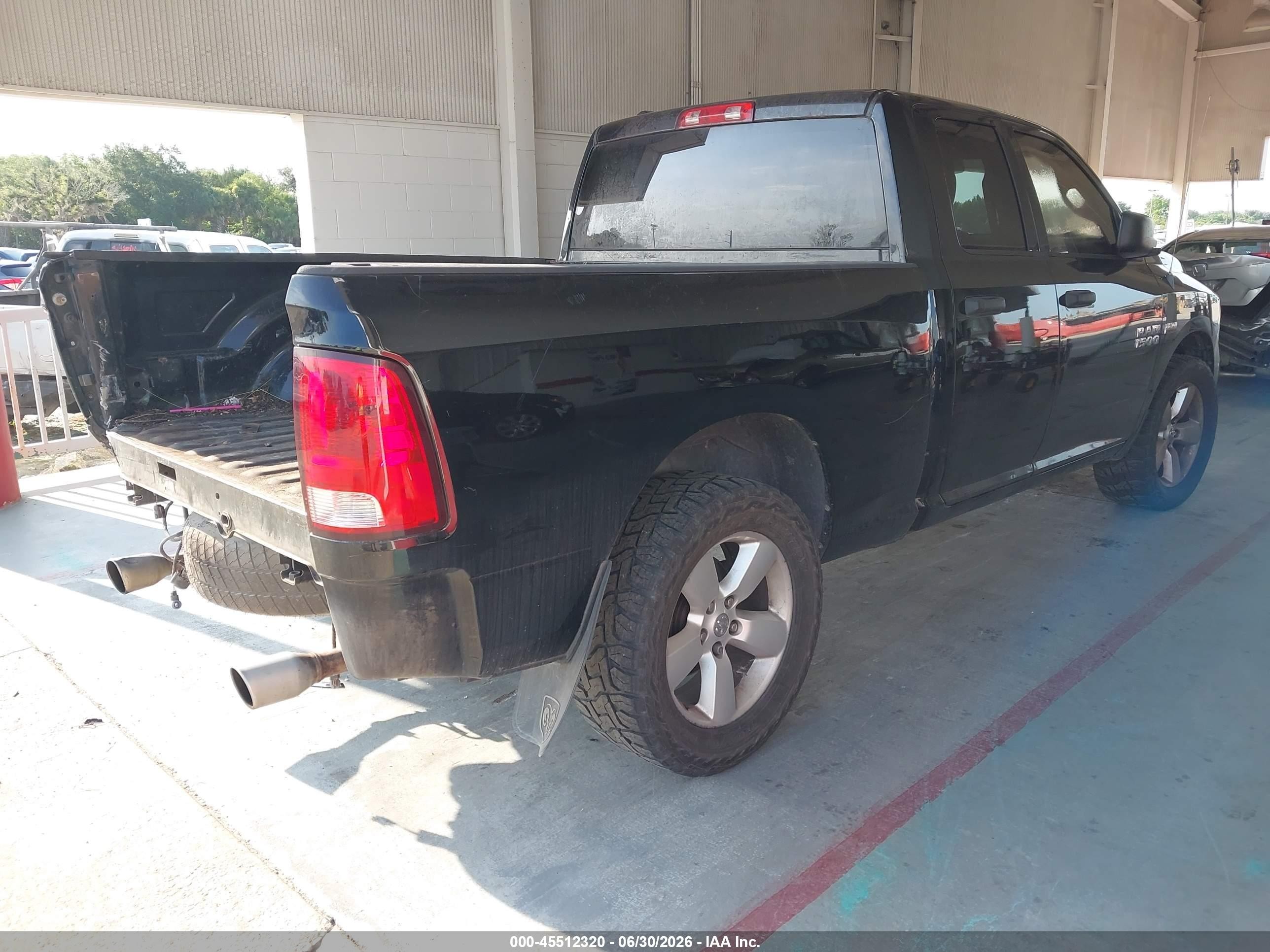 2013 Ram 1500 Express Black vin: 1C6RR6FT6DS594886