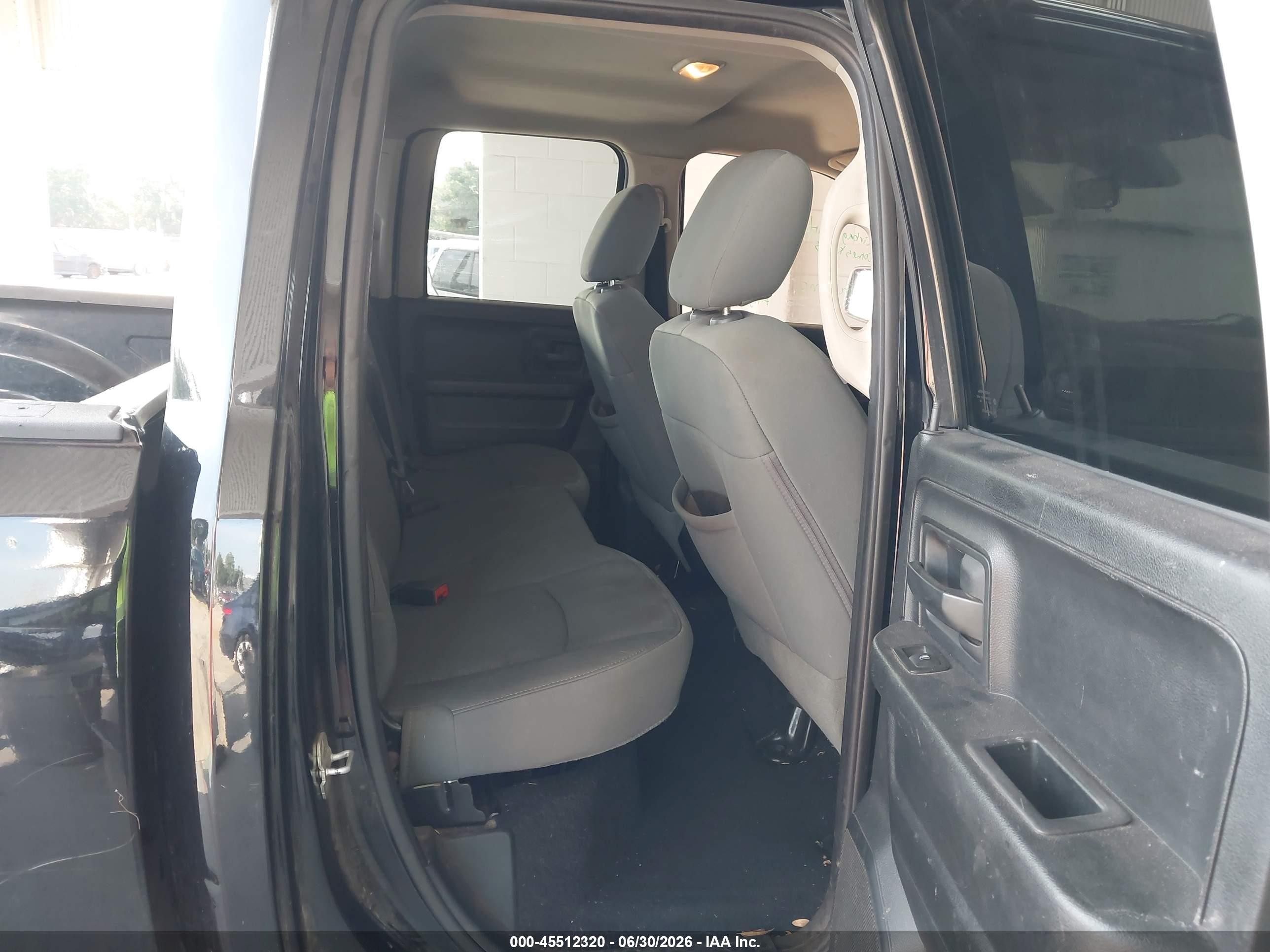 2013 Ram 1500 Express Black vin: 1C6RR6FT6DS594886