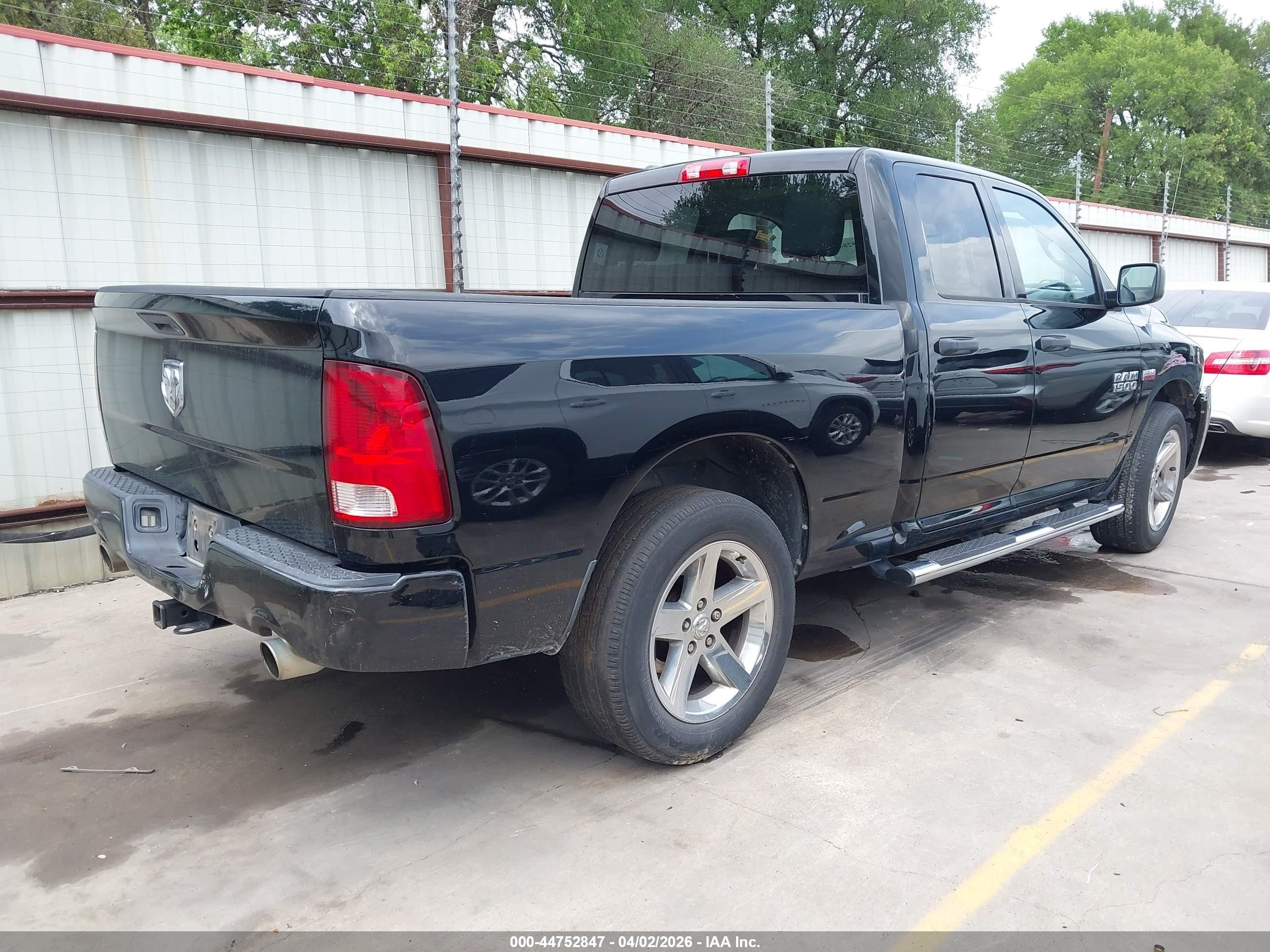 2013 Ram 1500 Express Black vin: 1C6RR6FT6DS606874