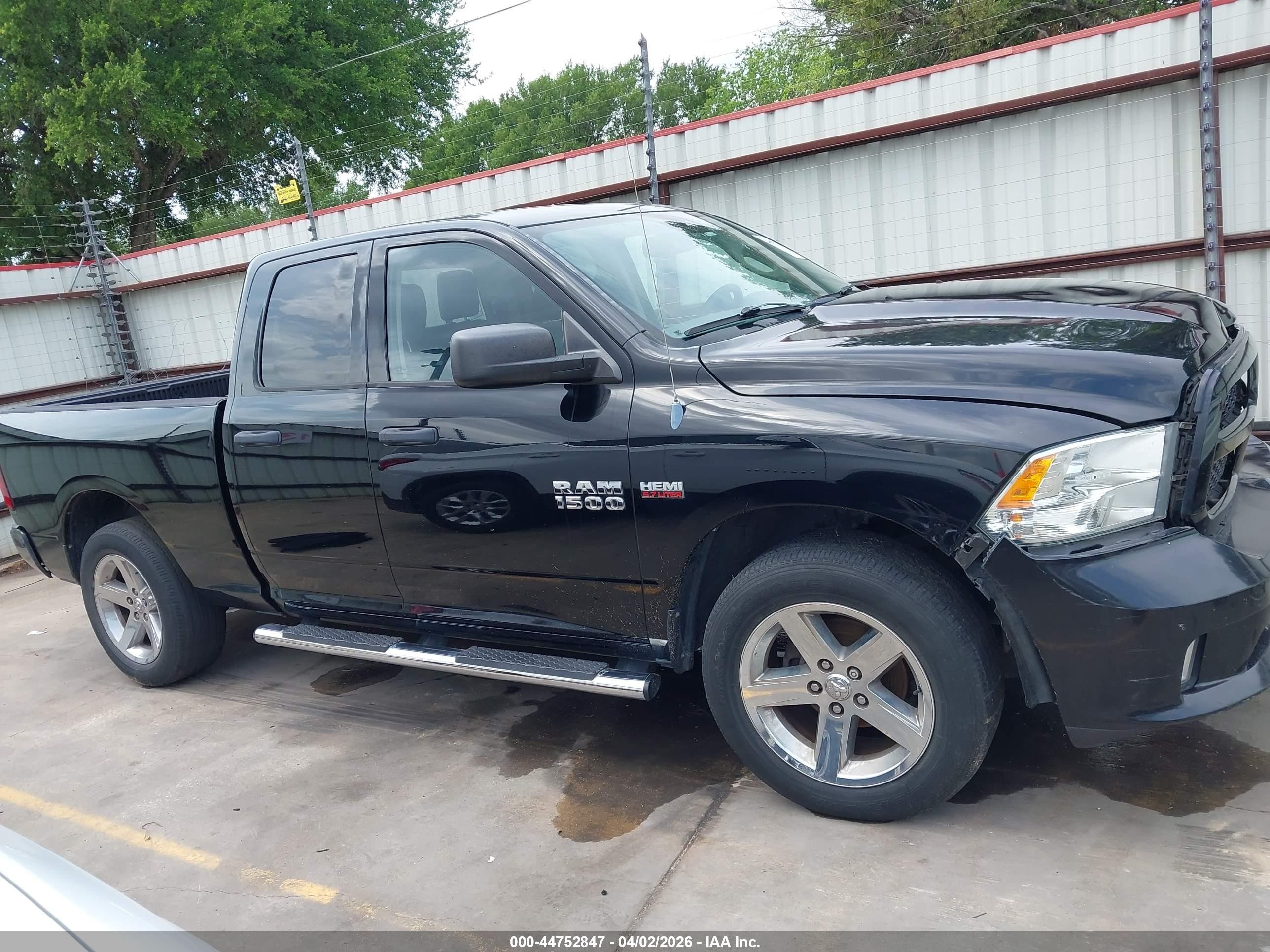 2013 Ram 1500 Express Black vin: 1C6RR6FT6DS606874