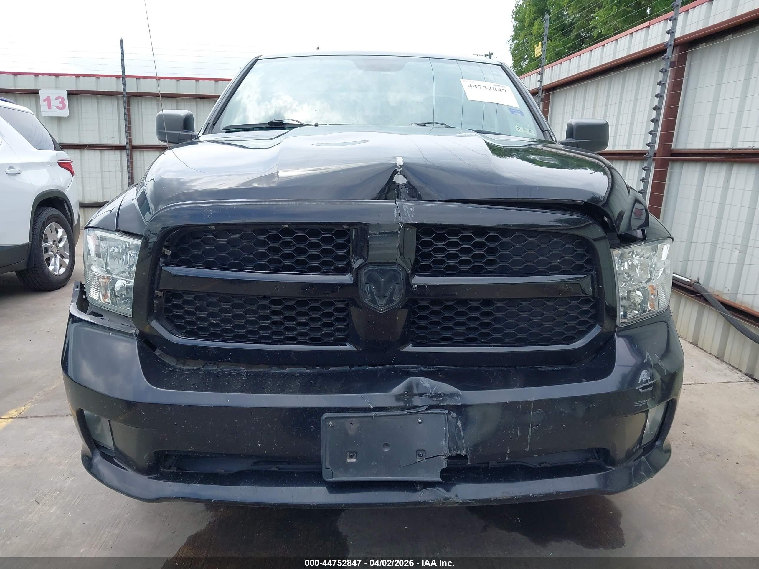 2013 Ram 1500 Express Black vin: 1C6RR6FT6DS606874