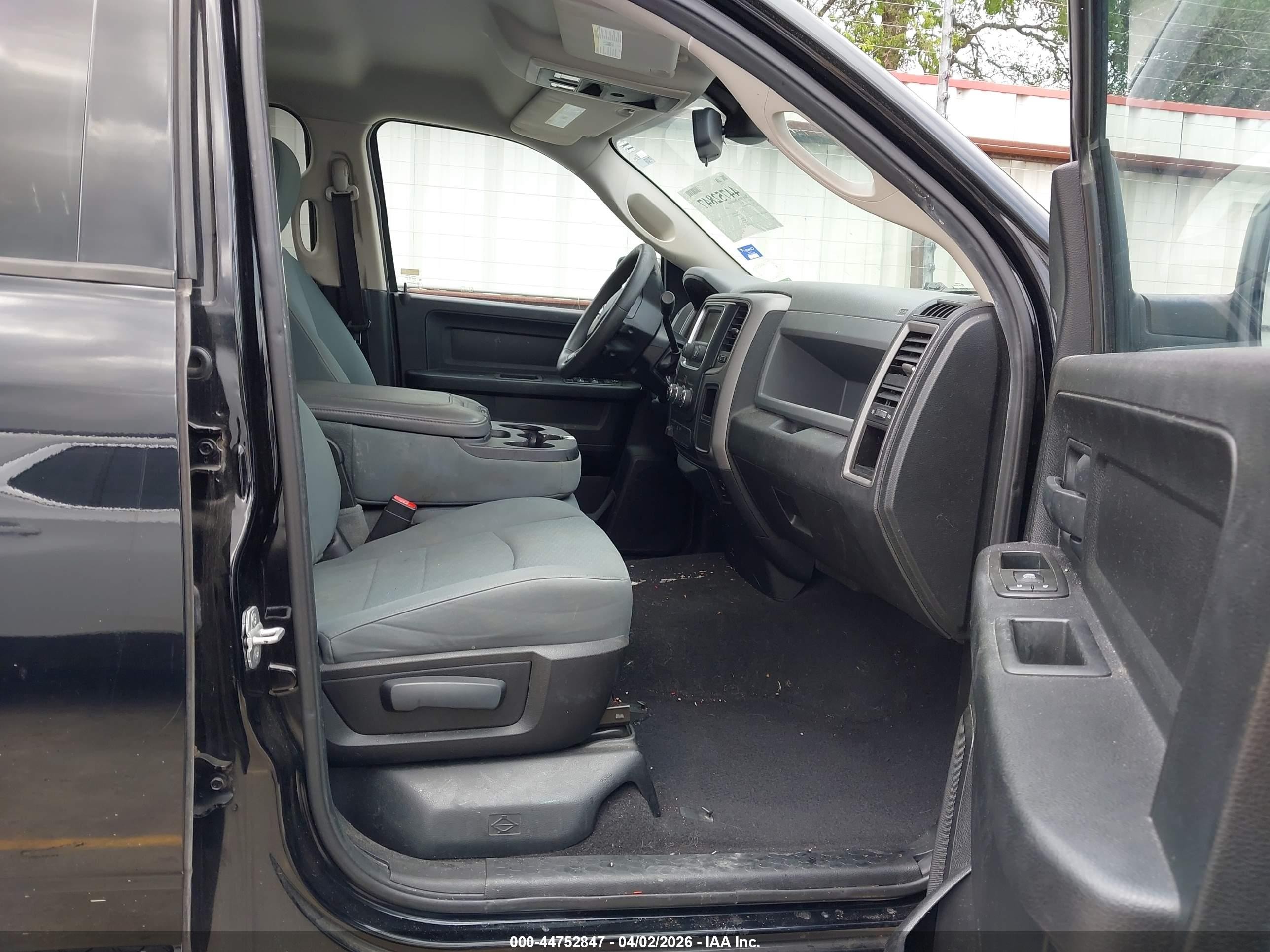 2013 Ram 1500 Express Black vin: 1C6RR6FT6DS606874
