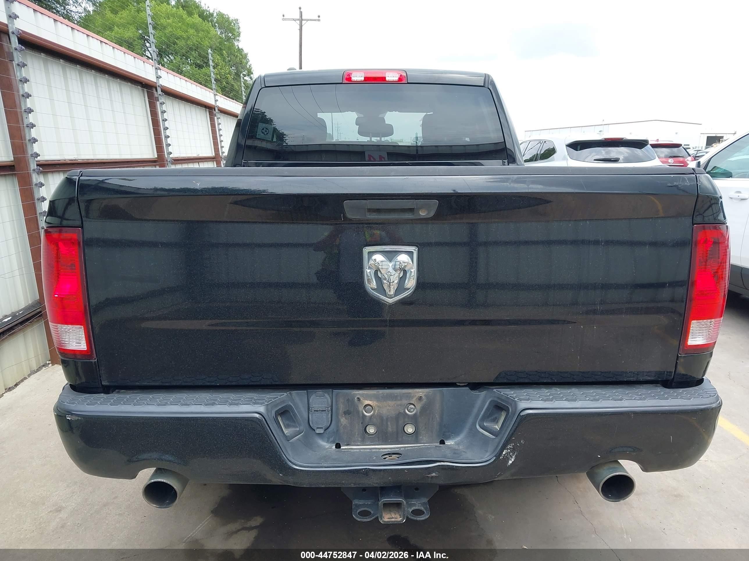 2013 Ram 1500 Express Black vin: 1C6RR6FT6DS606874