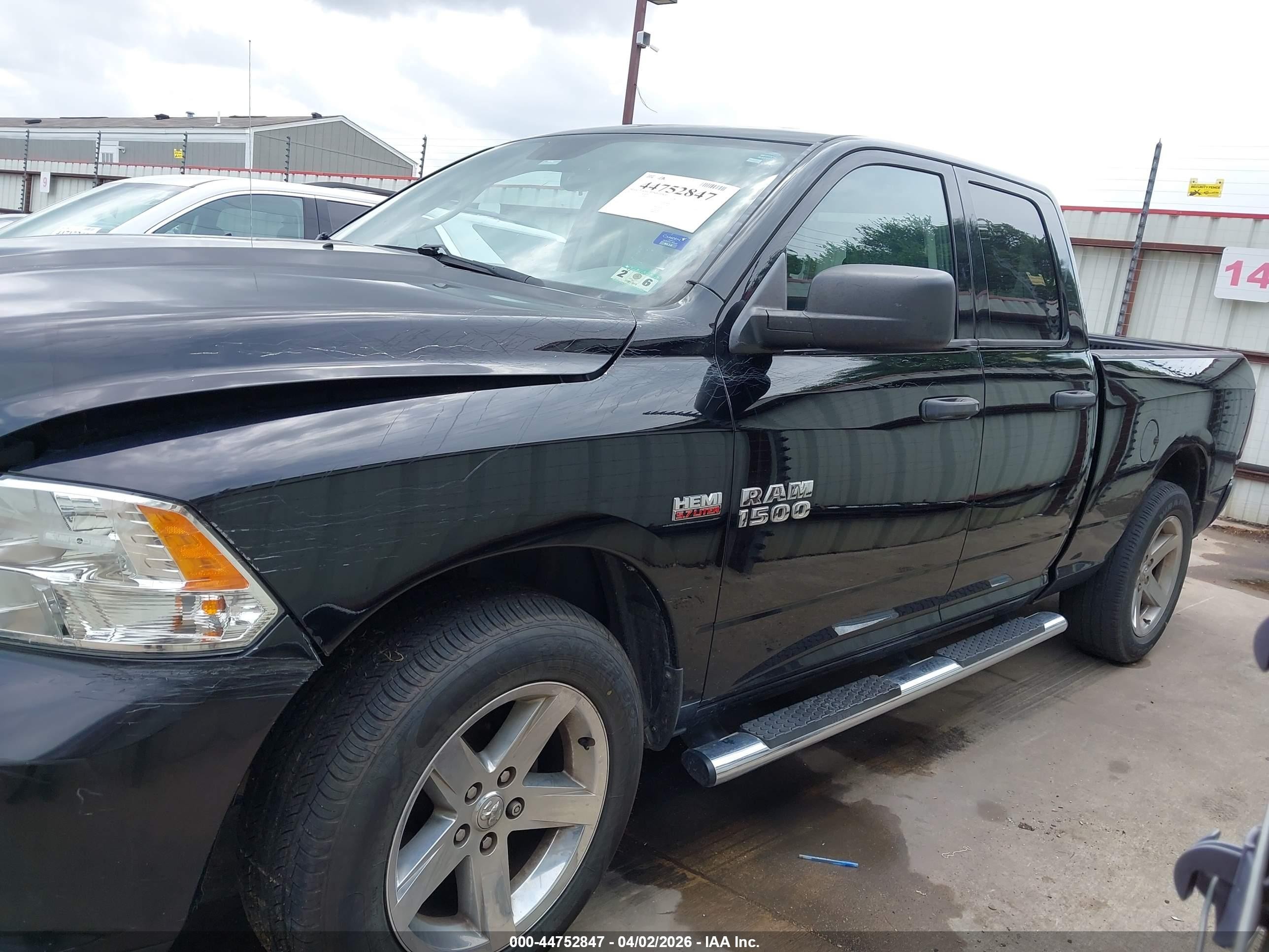 2013 Ram 1500 Express Black vin: 1C6RR6FT6DS606874