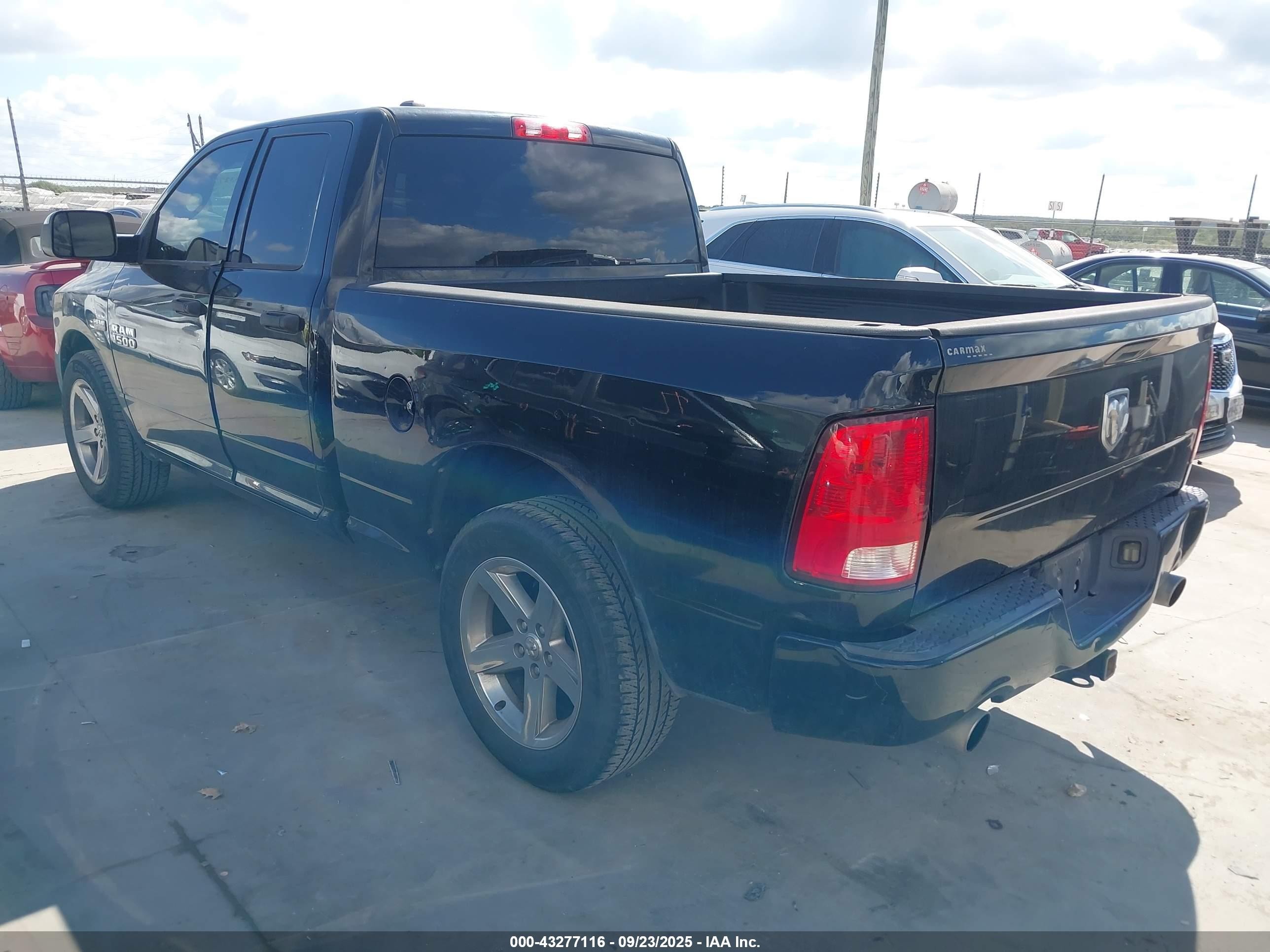 2014 Ram 1500 Express Черный vin: 1C6RR6FT6ES160582