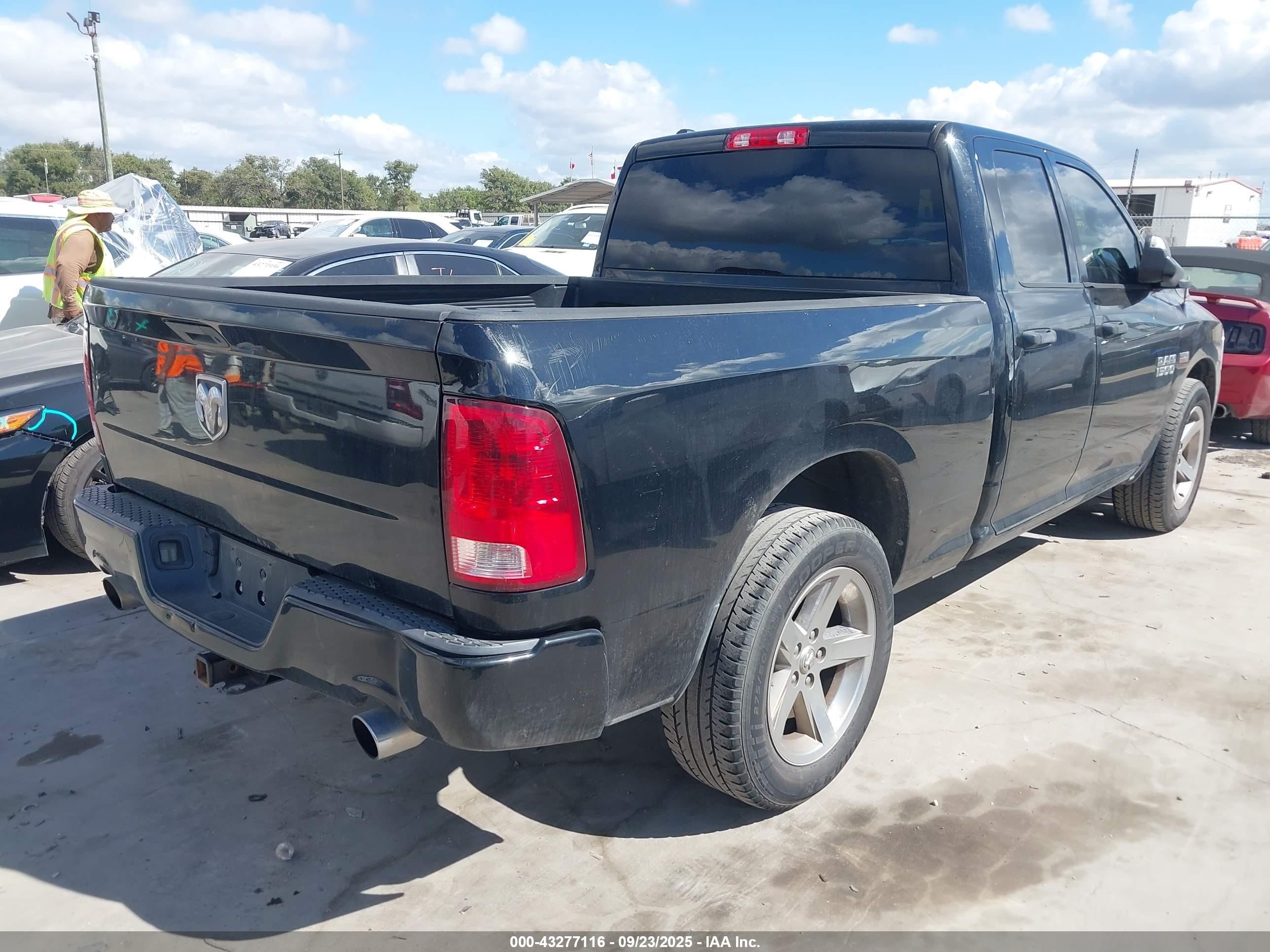 2014 Ram 1500 Express Черный vin: 1C6RR6FT6ES160582