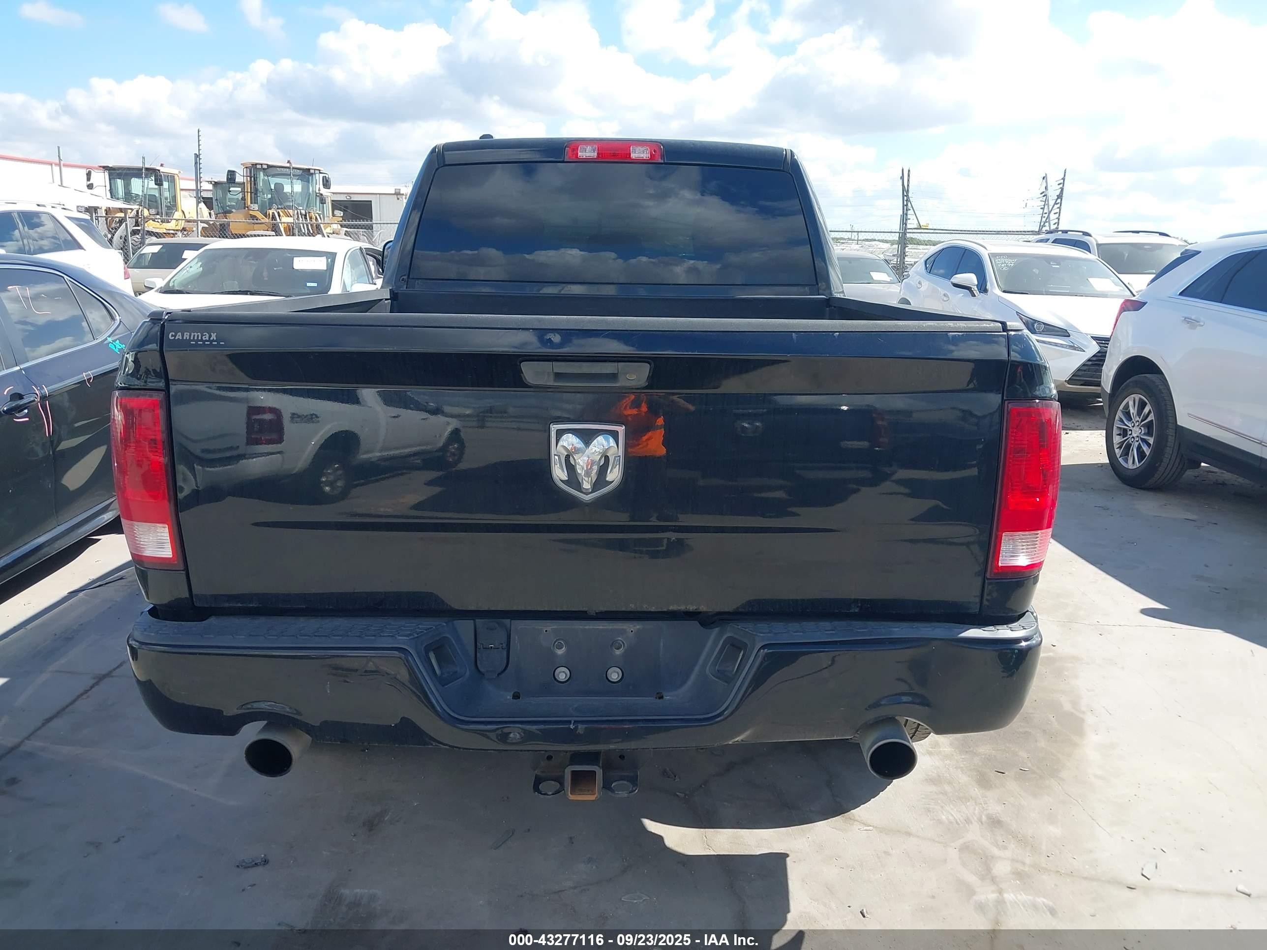 2014 Ram 1500 Express Черный vin: 1C6RR6FT6ES160582